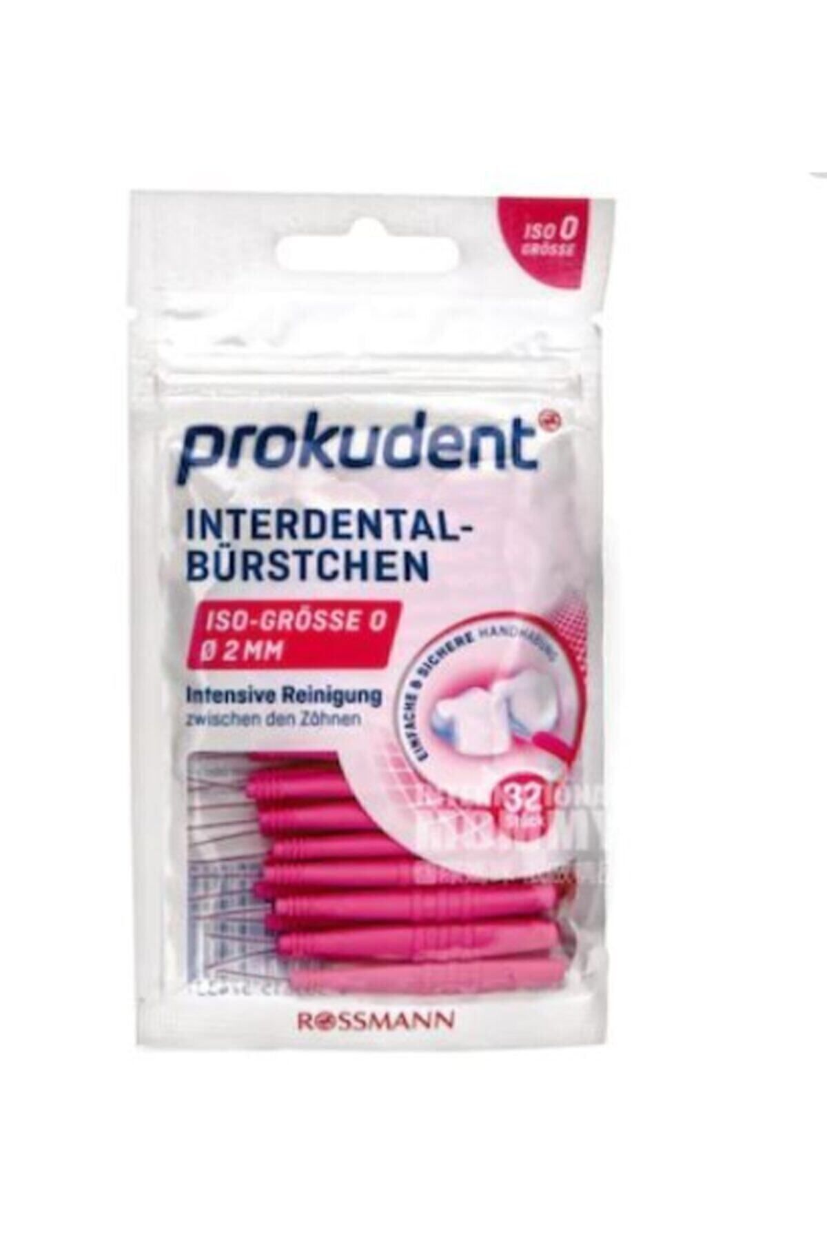0,2 Mm Pembe Diş Arayüz Fırçası - 32 Adet