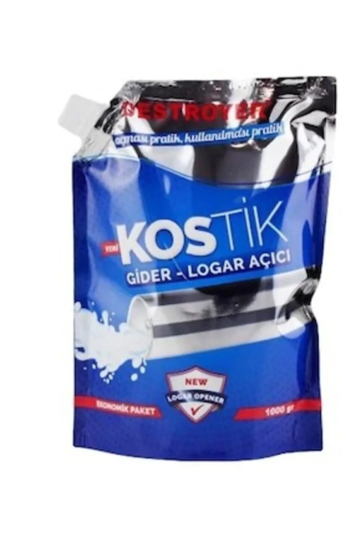 Toz Kostik Gider Ve Logar Açıcı 1000 gr Lavabo Açıcı Promosyon Paketi