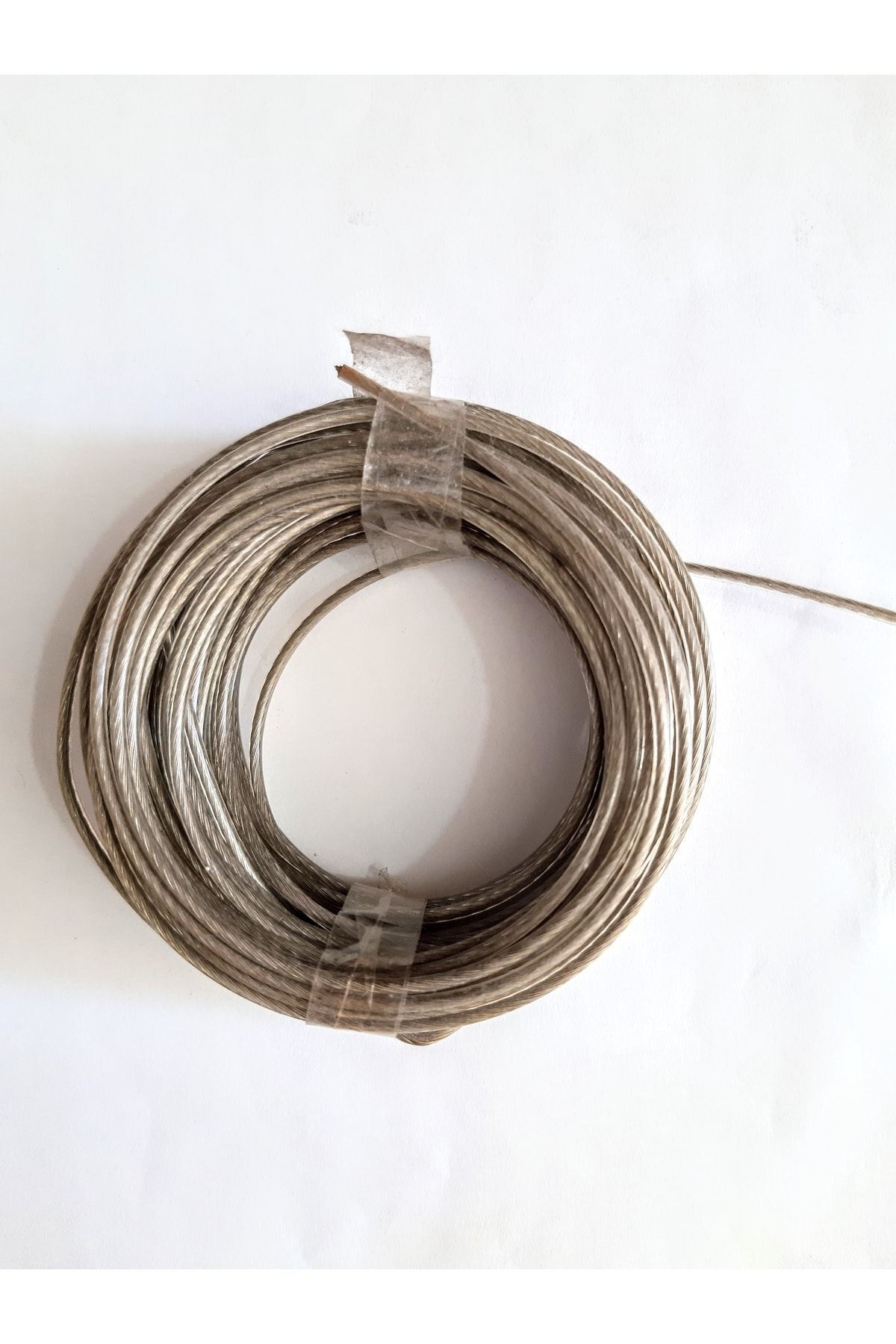 Izoleli Çelik Halat Pvc Kapli Çelik Halat 10 Metre 2mm