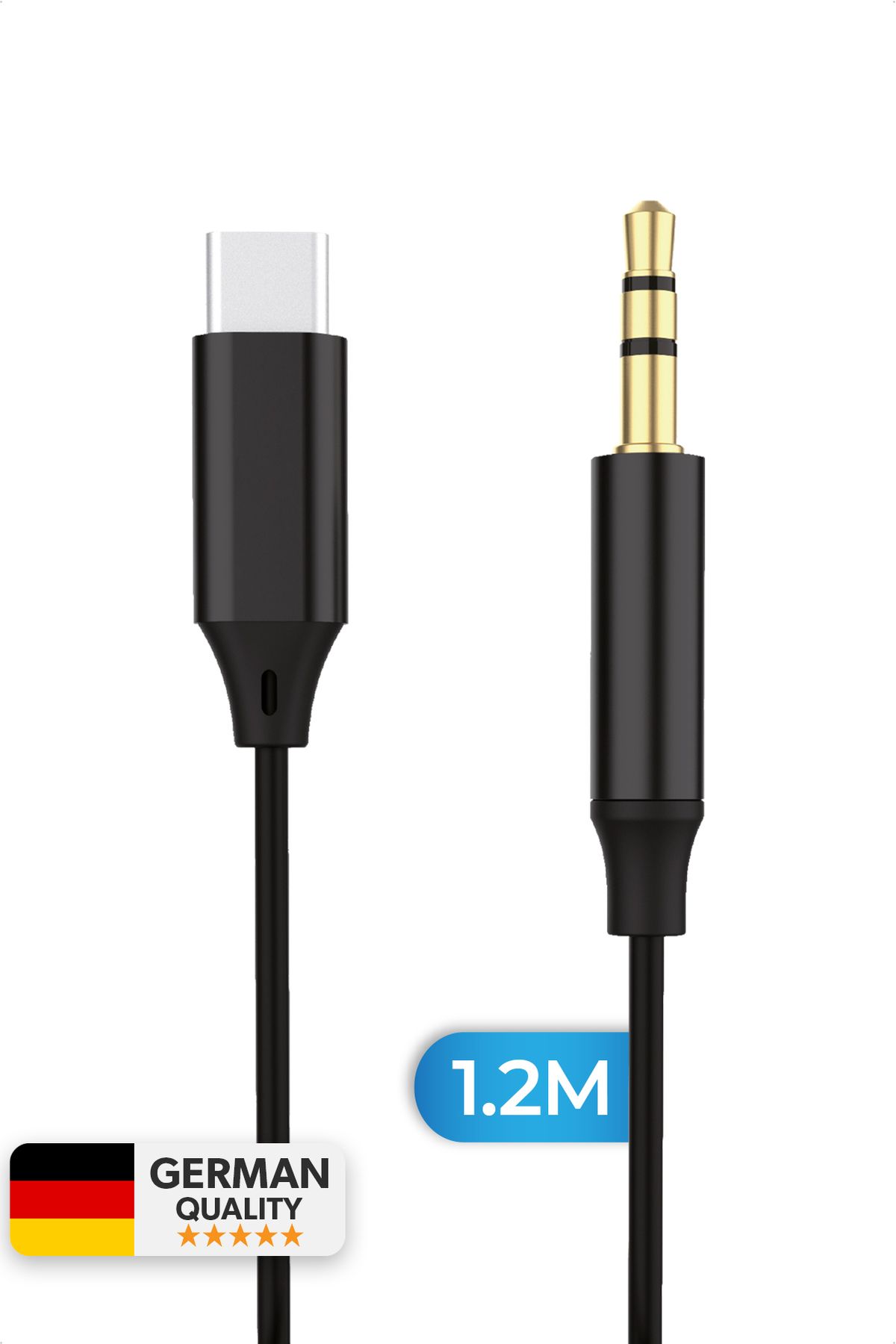 By Deji Type C To Aux 3.5mm Ses Kablosu Stereo Destekli 1.2m