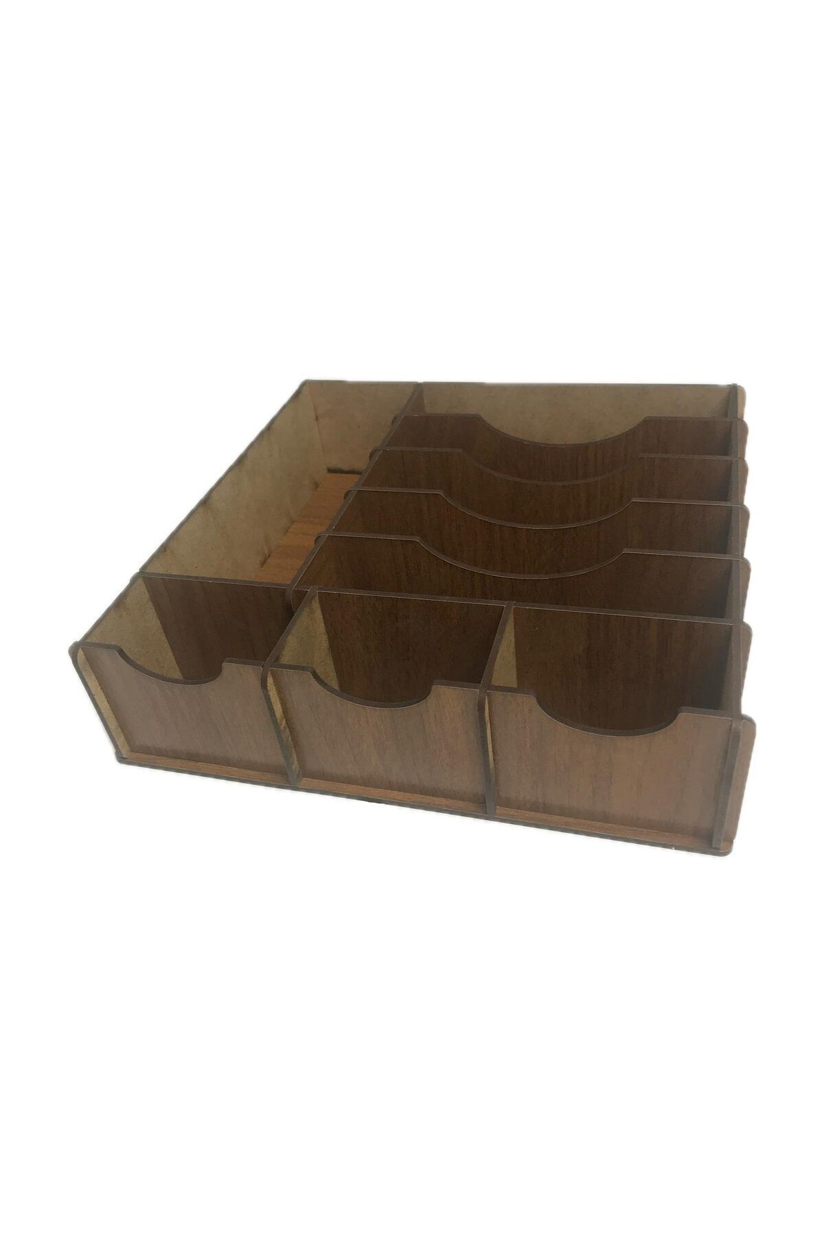 Çekmece Içi Ahşap Para Düzenleyici 25*25*6cm T429 Ceviz