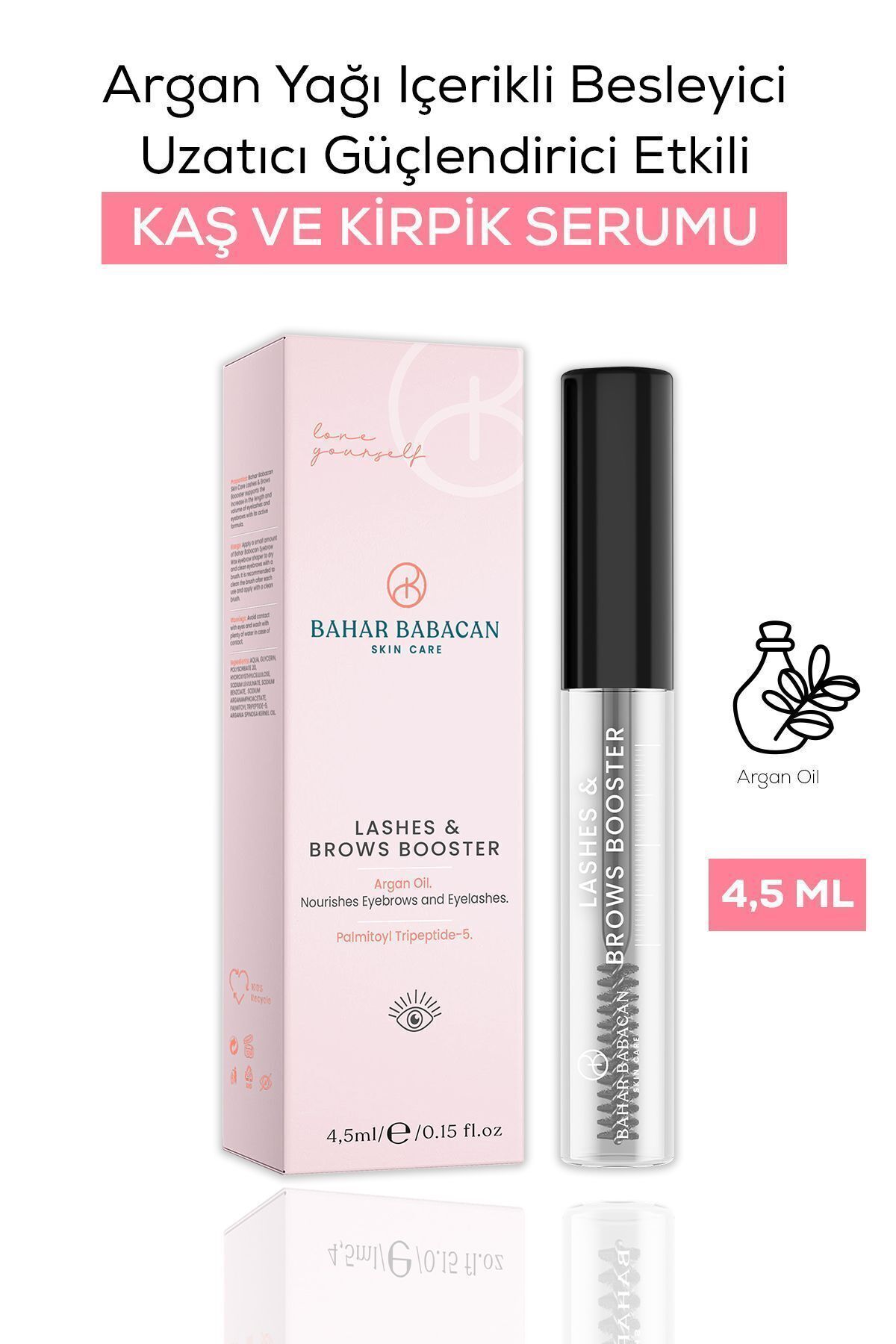 Argan Yağı Içerikli Besleyici Uzatıcı Güçlendirici Etkili Kaş Ve Kirpik Serumu 5ml