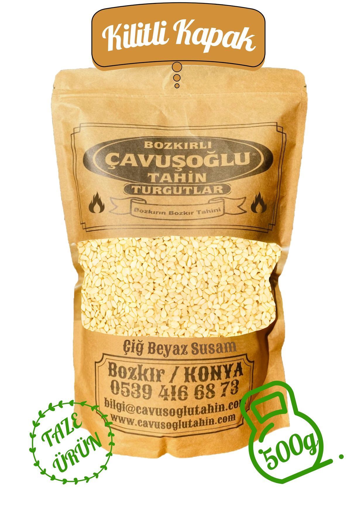 Kavrulmamış Çiğ Beyaz Susam 500g