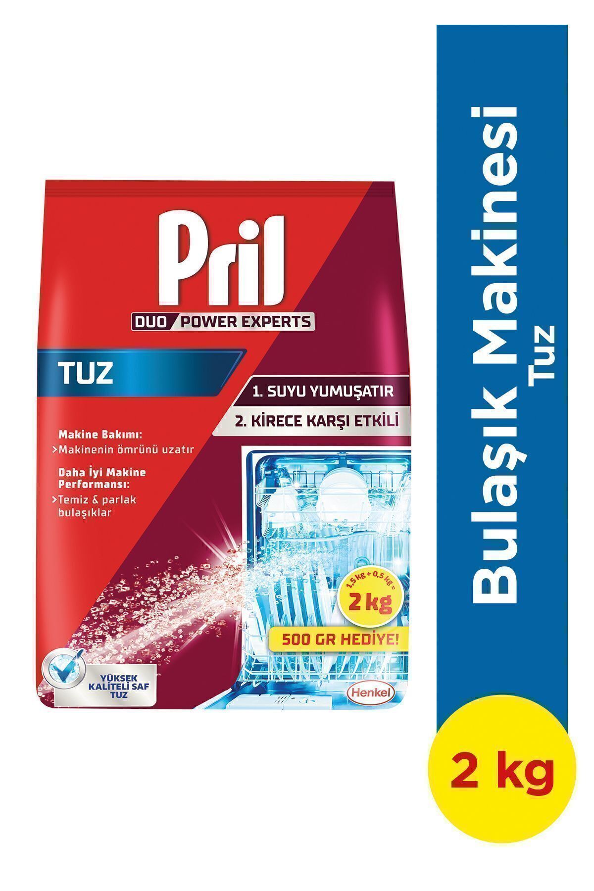Bulaşık Makinesi Tuzu 2000g - Etkili Kireç Önleme