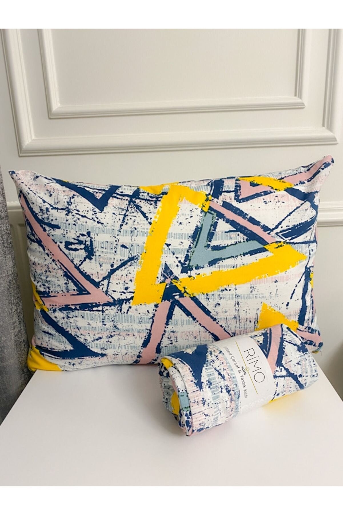 180x200 Ranforce Lastikli Çarşaf Takımı + 2 Yastık Kılıfı