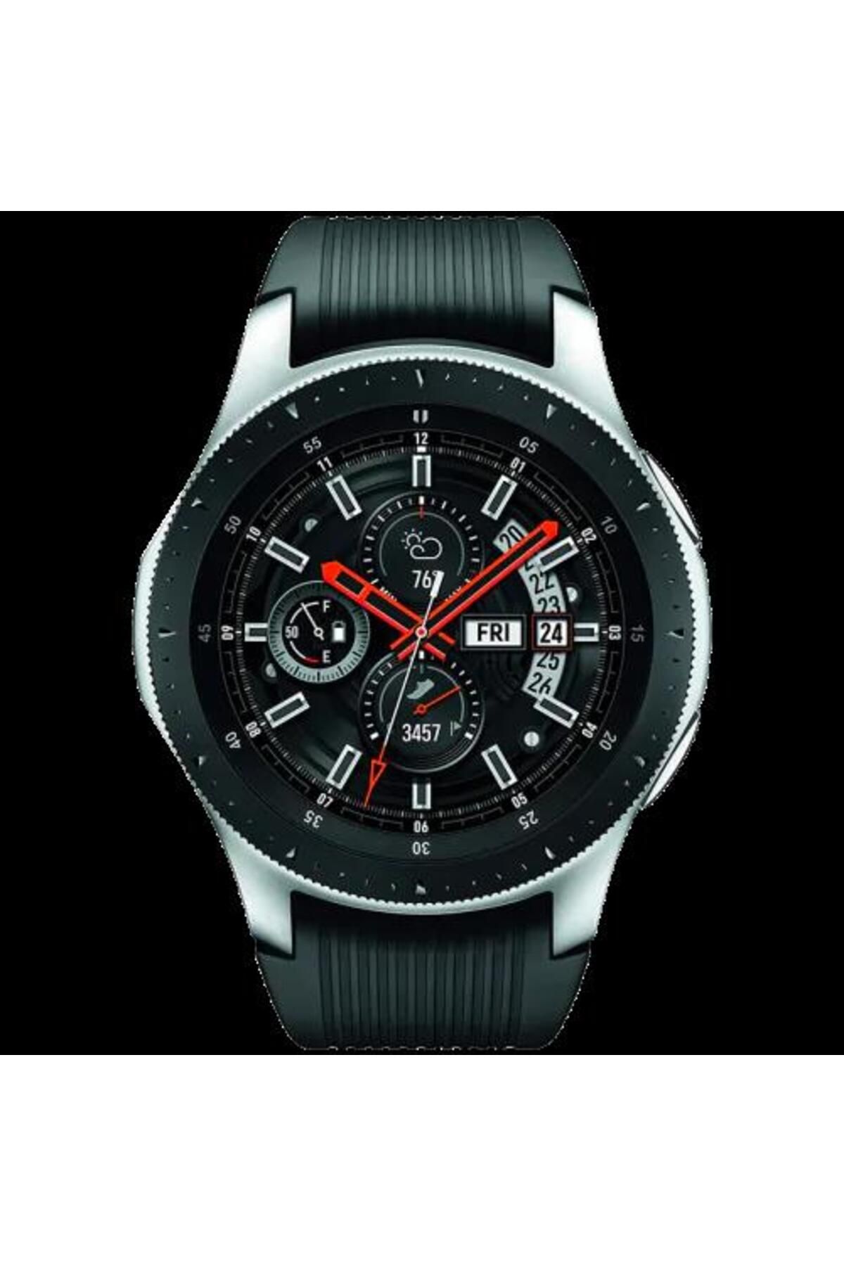 Galaxy Watch 46mm Silver R800 Yenilenmiş B Kalite (12 AY GARANTİLİ)