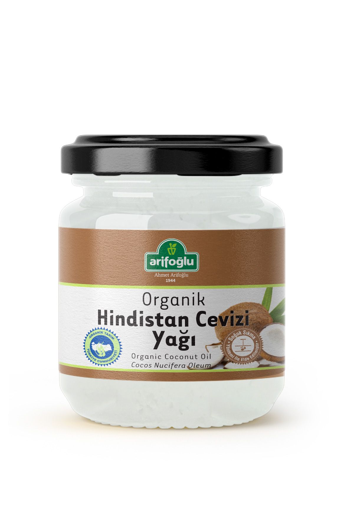 Organik Hindistan Cevizi Yağı 200ml (Soğuk Sıkım)