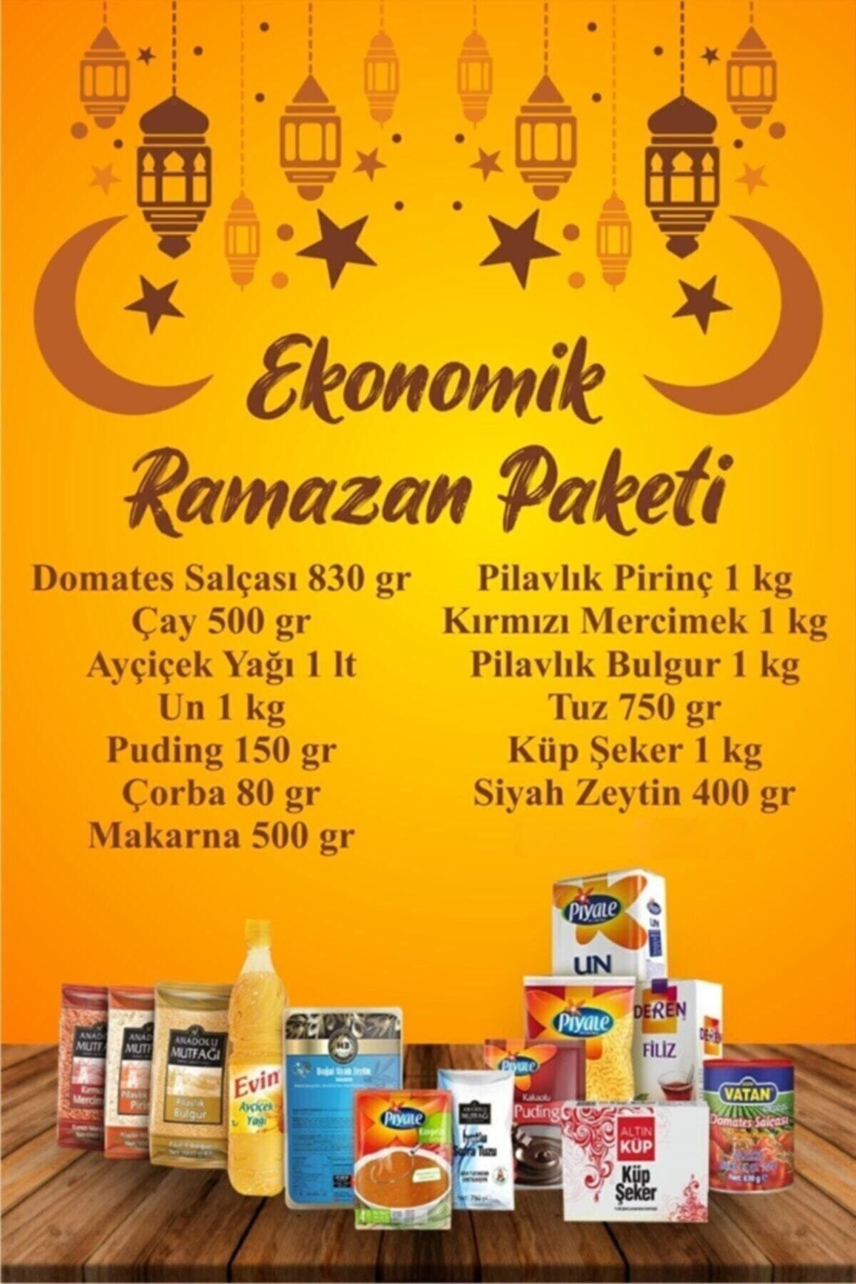 Ekonomik Erzak Kolisi Ramazan Paketi