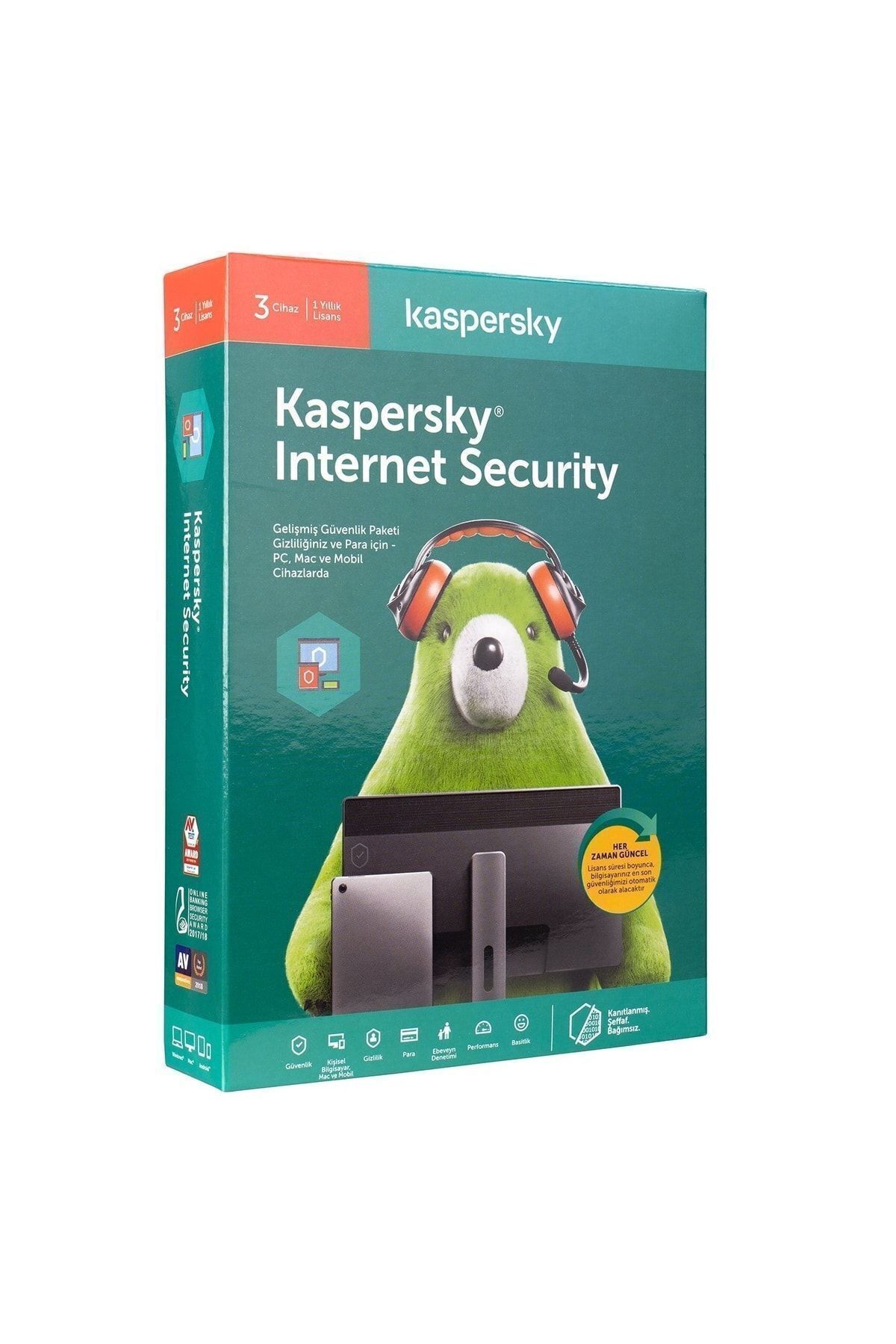 Internet Security Security 1 Pc Dijital Lisans Türkçe Virüs Programı