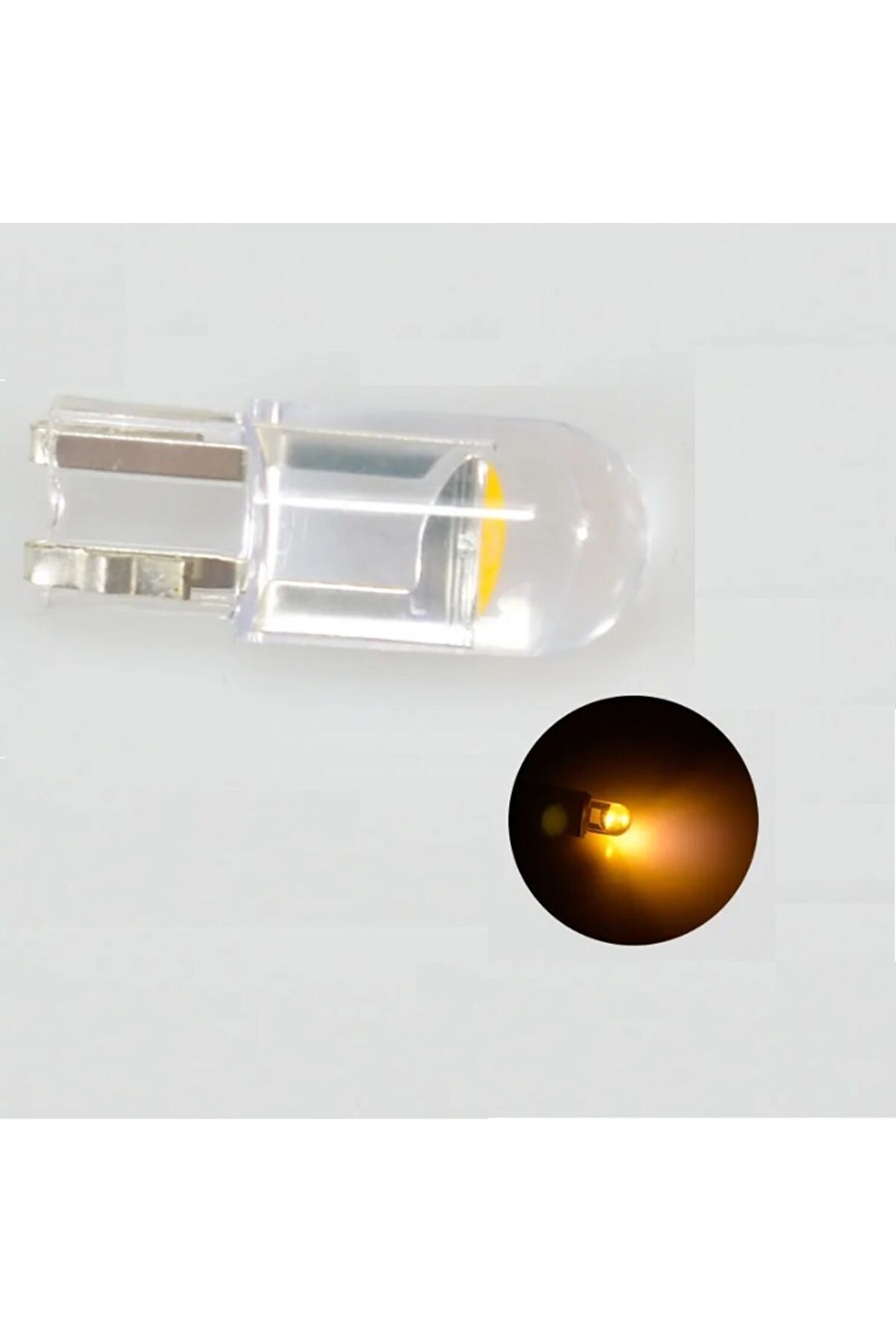 T10 Cam Eko Led Ampul Turuncu