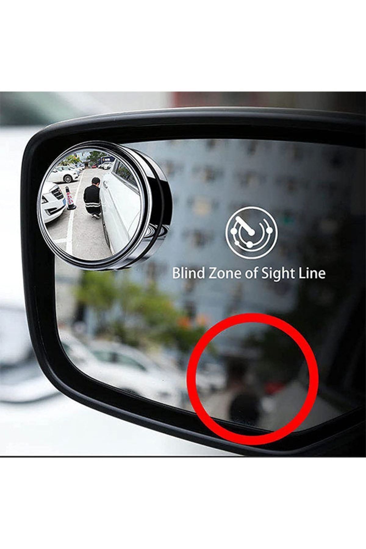 Kör Nokta Ayna Seti 2'li Araç 360° Oynar Oto Kör Nokta Aynası Dikiz Arka Yan Görüş Güvenlik Aynası