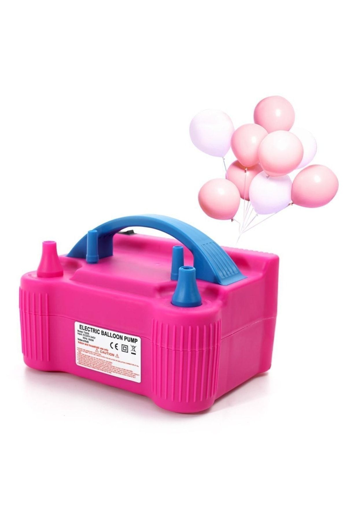 Çift Çıkışlı Balon Şişirme Makinası Elektrikli Balon Pompası
