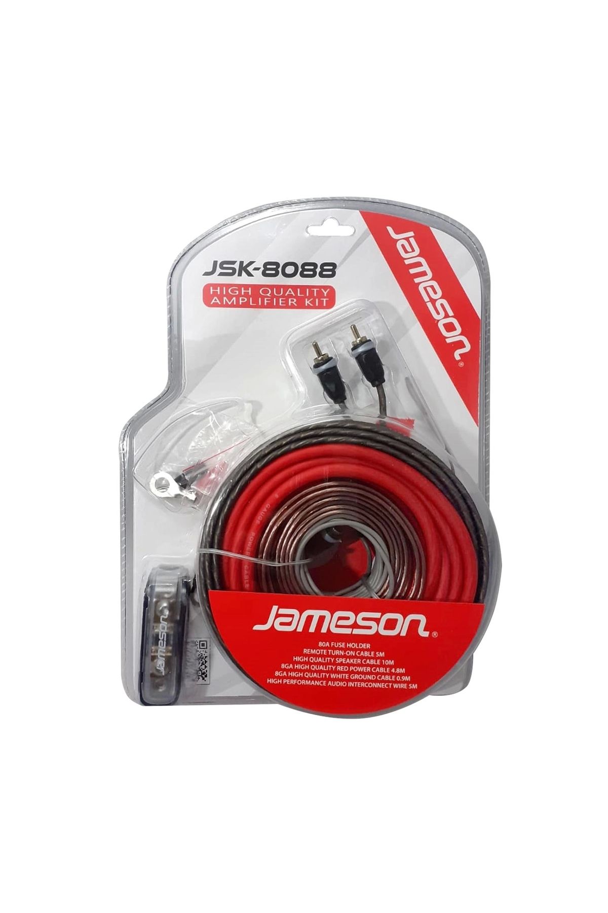 Jsk-8088 Oto Anfi Kablo Seti 8ga Vakumlu