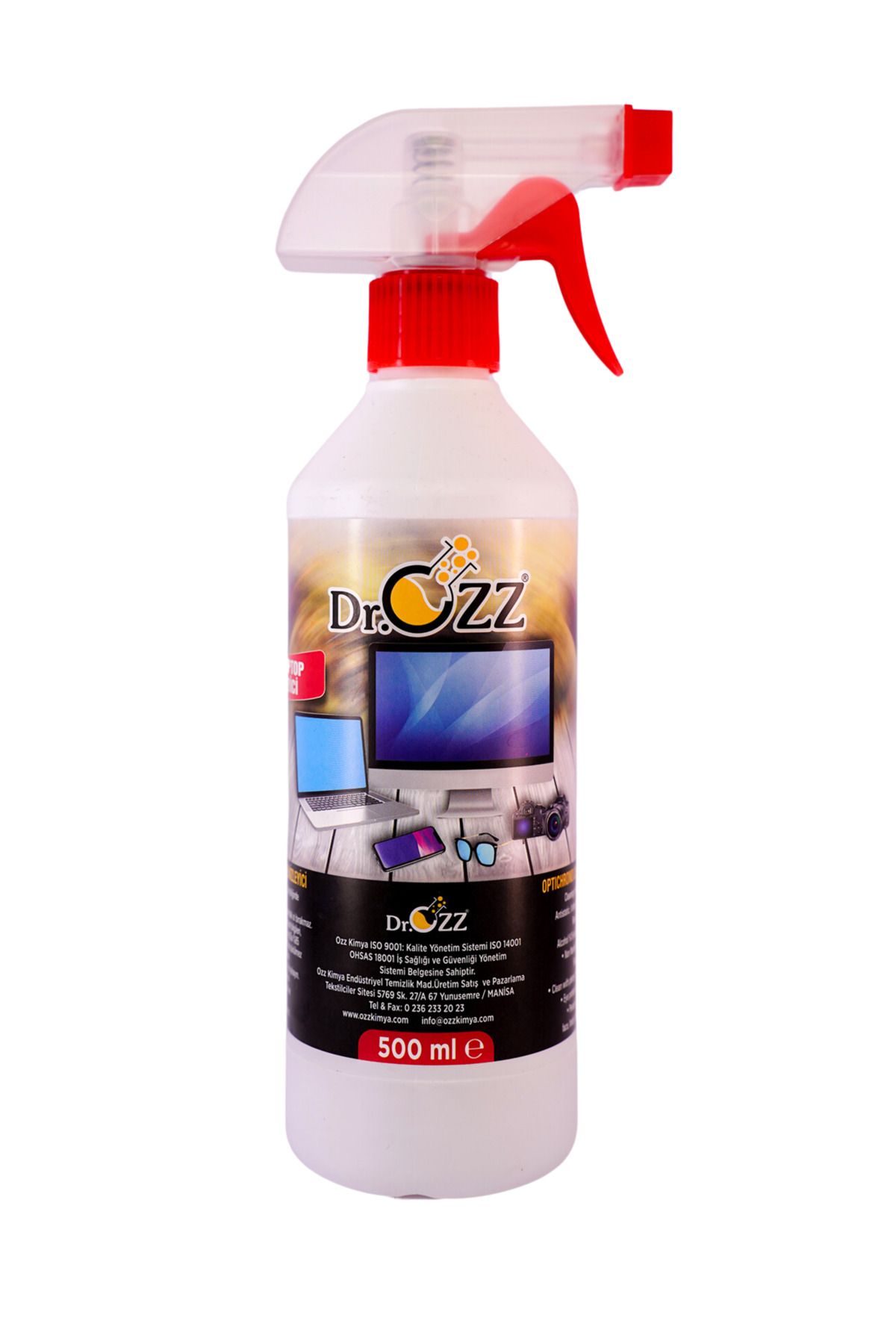 Optikron Lcd, Led, Televizyon, Cep Telefonu, Laptop Ekranı Temizleme Spreyi 500 ml