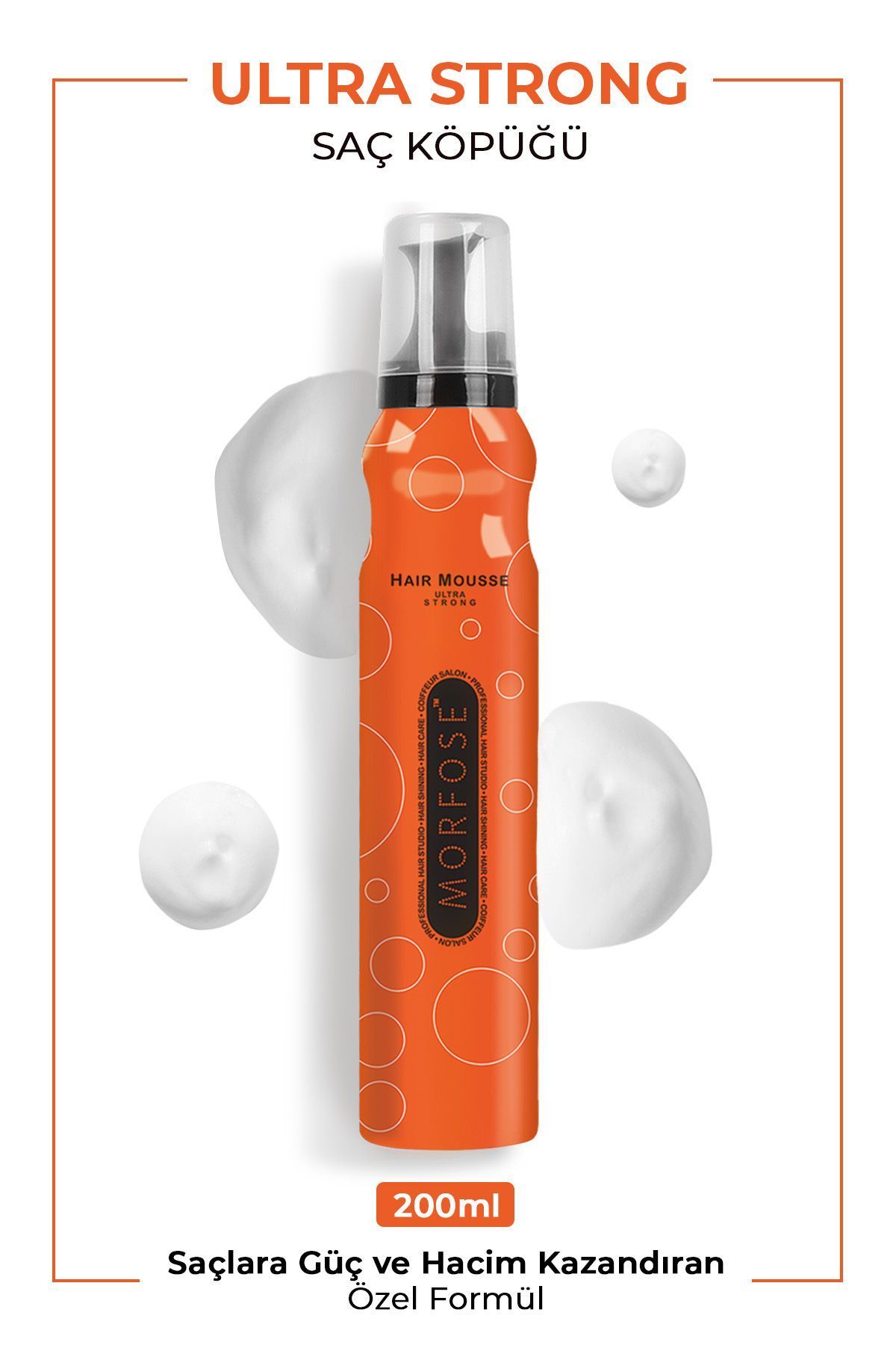 Ultra Strong Saç Köpüğü 200 ml - Güçlü Tutuş