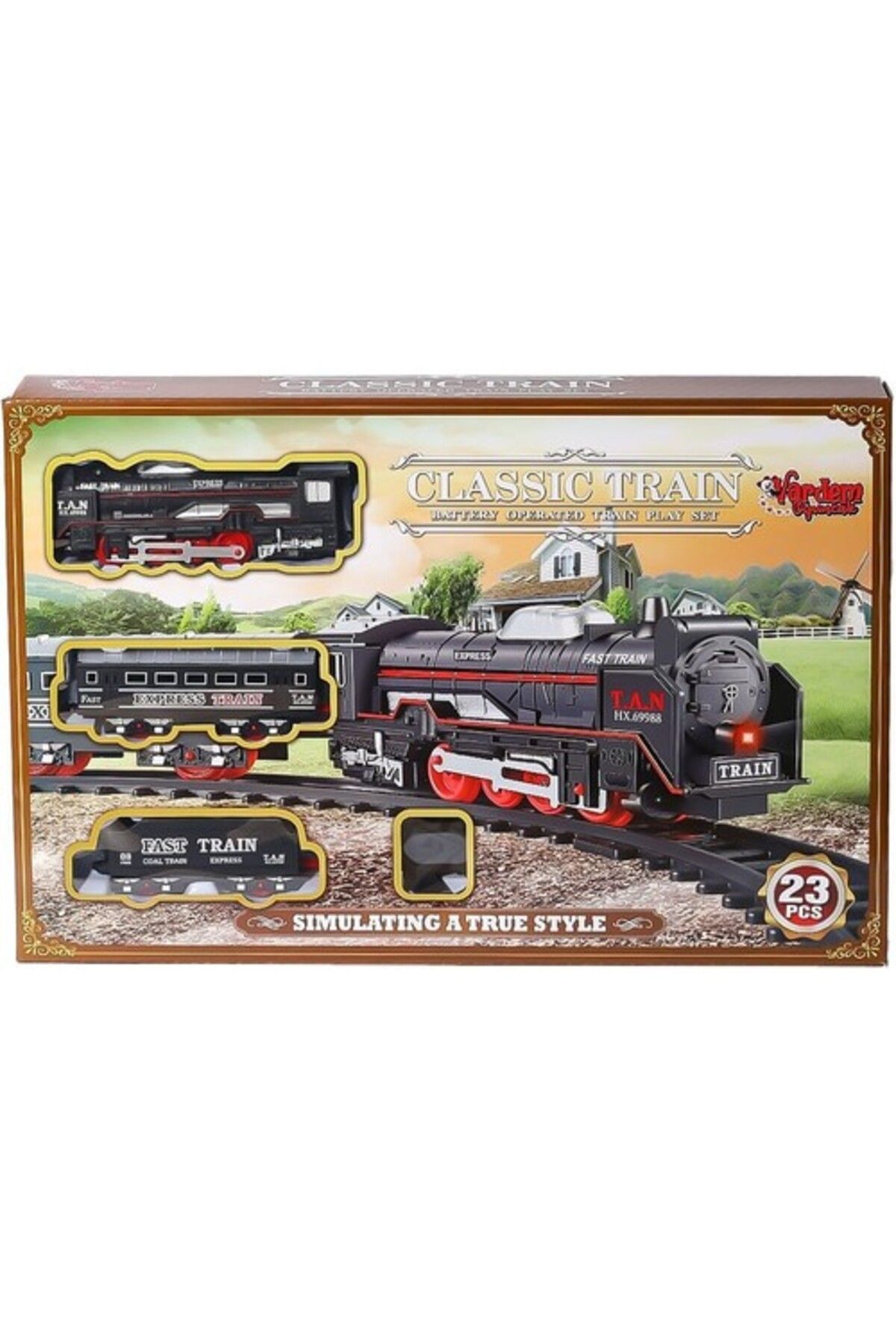 Kutulu Classic Tren Set 23 Parça