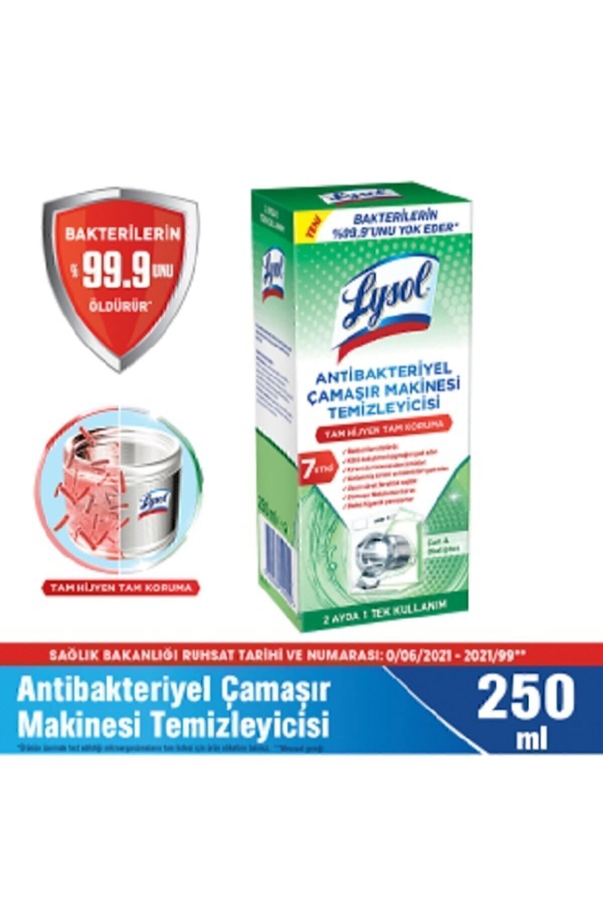 Antibakteriyel Çamaşır Makinesi Temizleyicisi Çam Ve Okaliptus Ferahlığı 250ml
