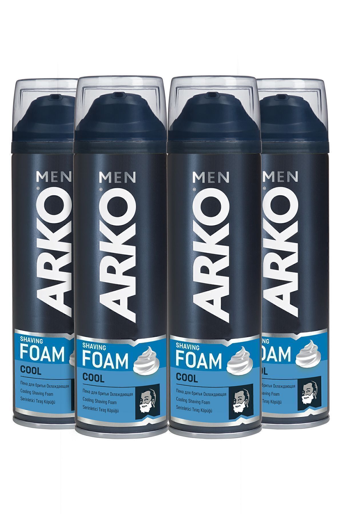 Serinletici Erkek Bakım Tıraş Köpüğü Cool 4x200ml