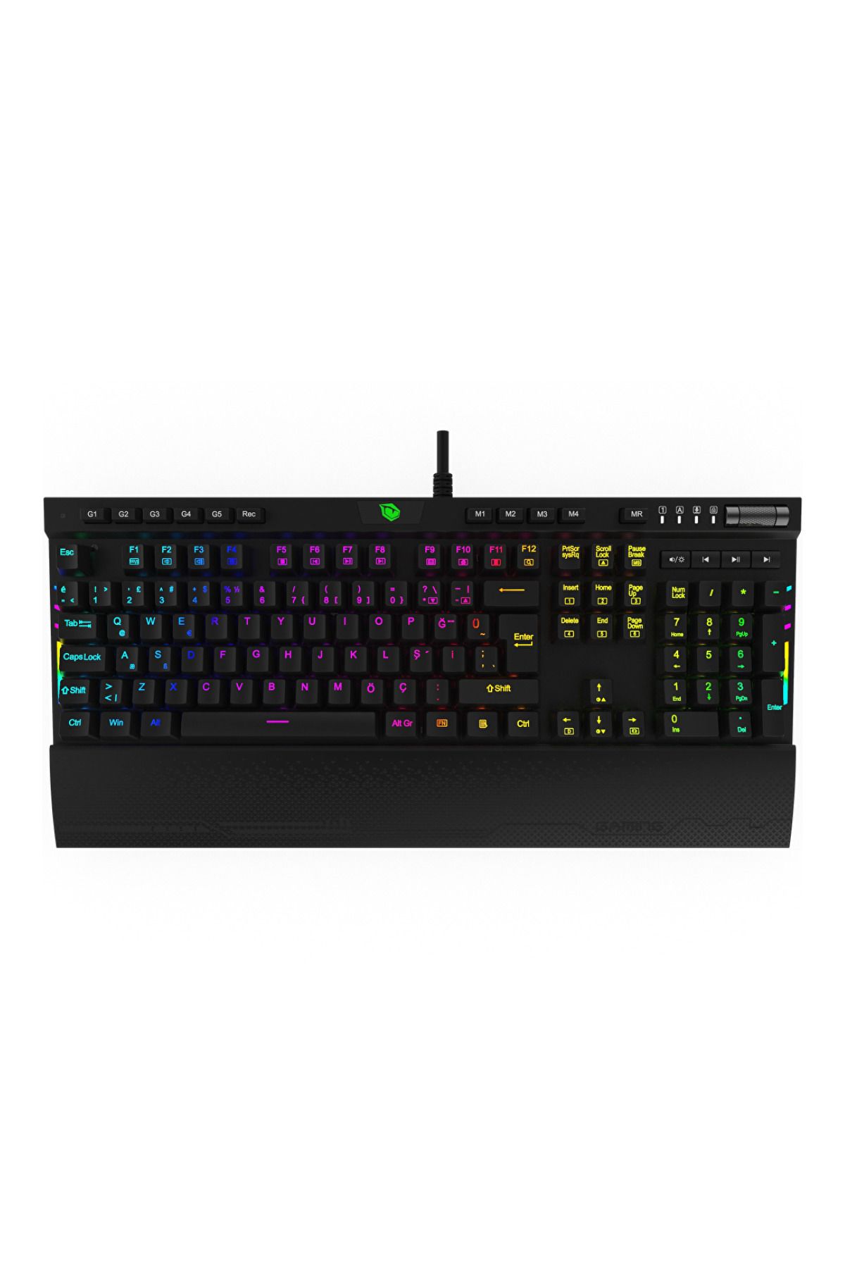 K3 Pro Rgb Mekanik Türkçe Kablolu Oyuncu Klavyesi