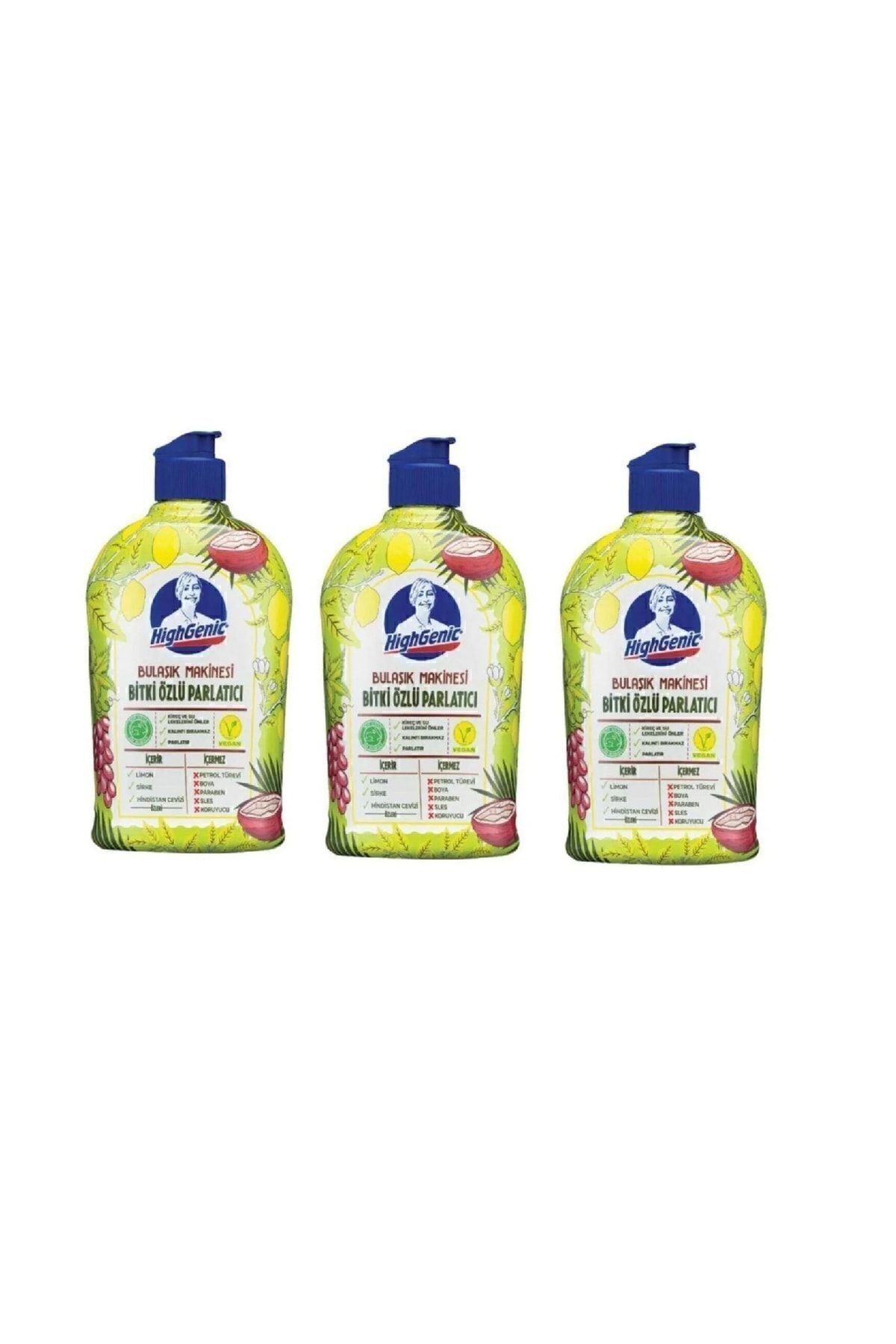 Bitki Özlü Bulaşık Makinesi Parlatıcı 500 Gr X 3 Paket