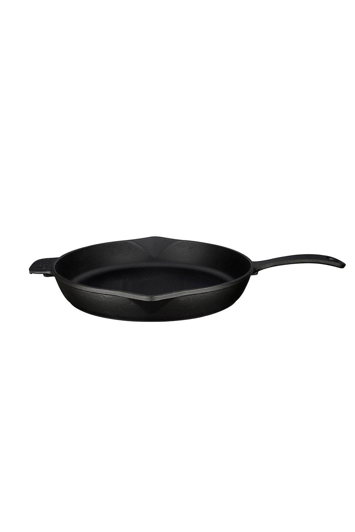 Döküm Yuvarlak Kızartma Tavası Döküm Demir Yekpare Saplı. Çap(Ø)30cm