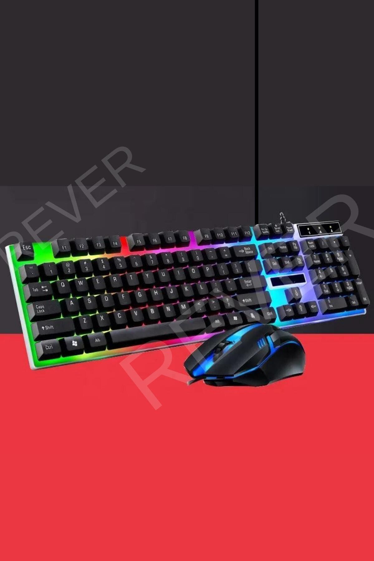 Led Işıklı Gaming Oyuncu Klavye & Mouse Seti