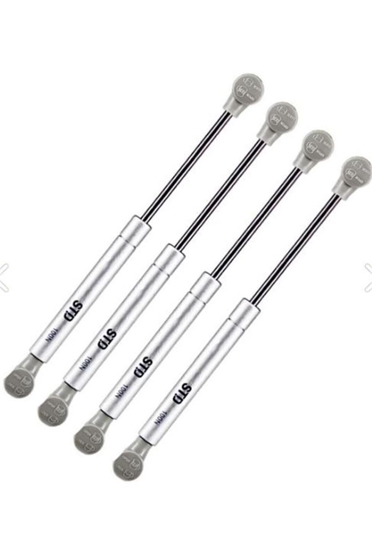 Dolap Kapak Pistonu Mutfak Dolabı Kapağı Gazlı Amortisörlü Piston 100n / 25-27cm (4 ADET)