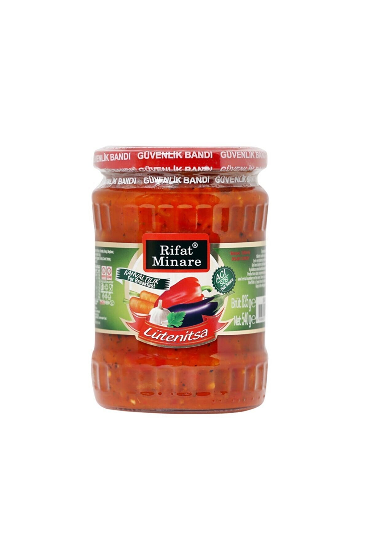 Acı Lütenitsa Kahvaltılık Sos 580 cc