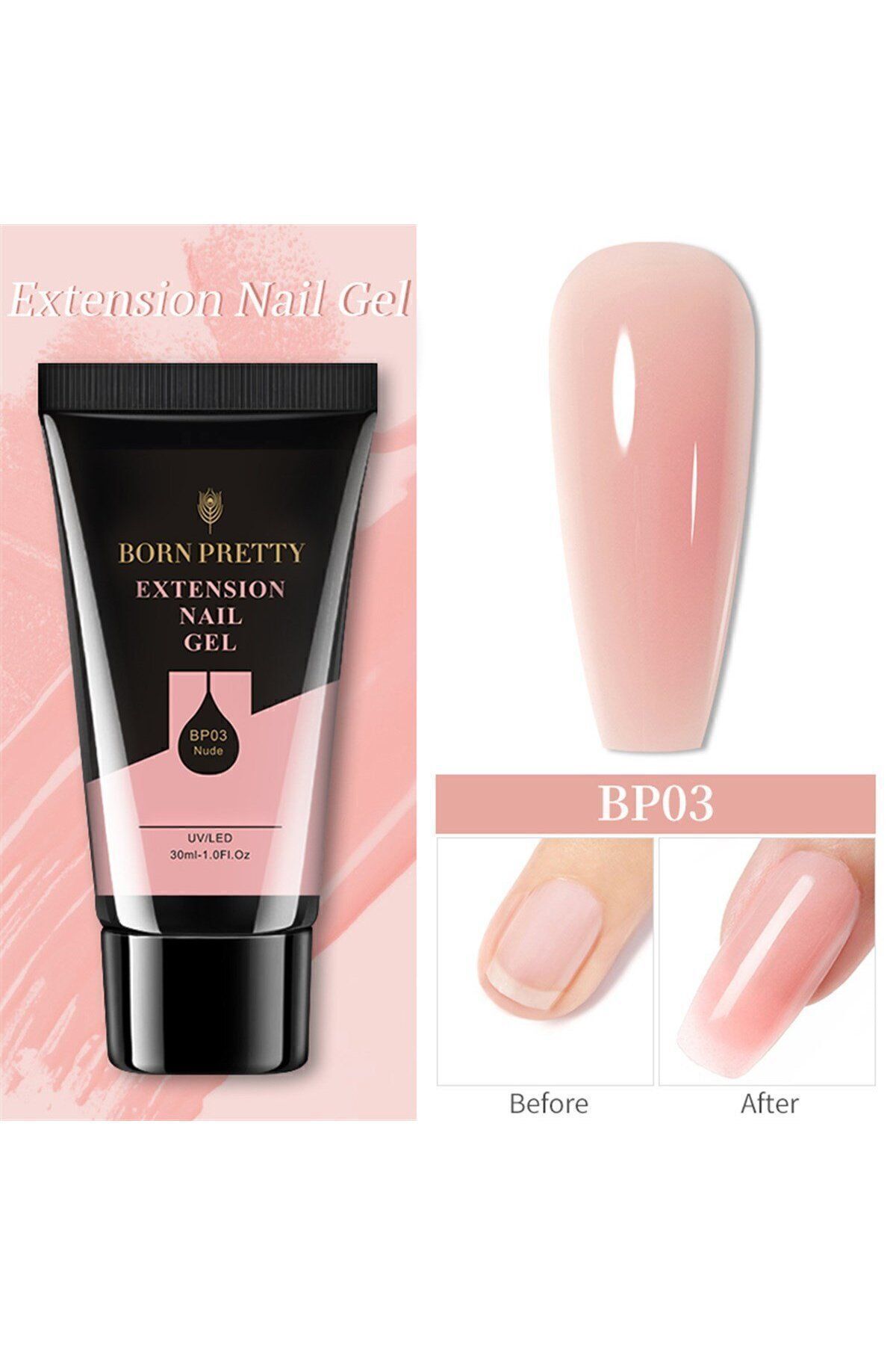 Tırnak Uzatma Poly Jel Nude (50050-3)