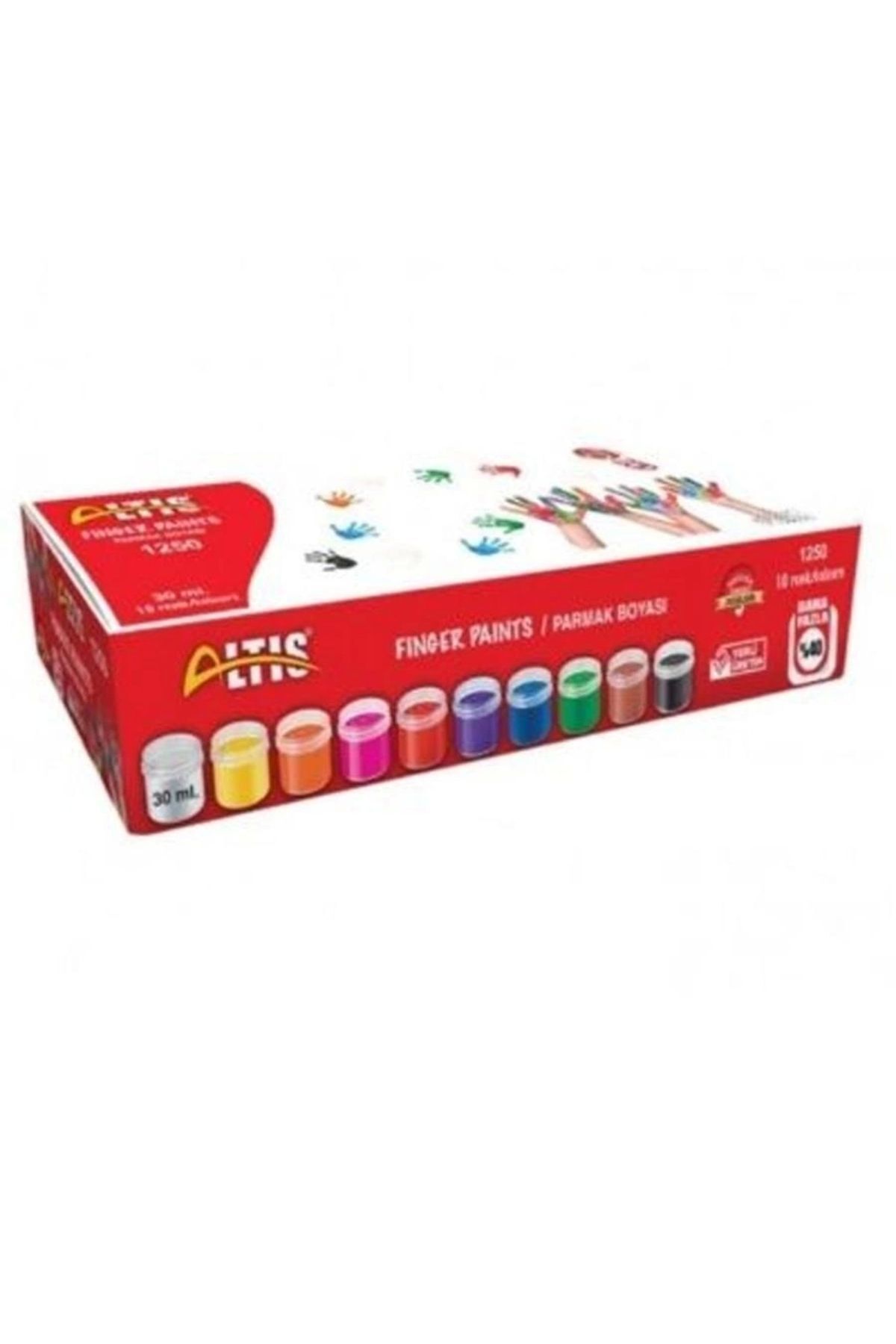 Parmak Boyası 30 ml 10 Renk Parmak Boyası
