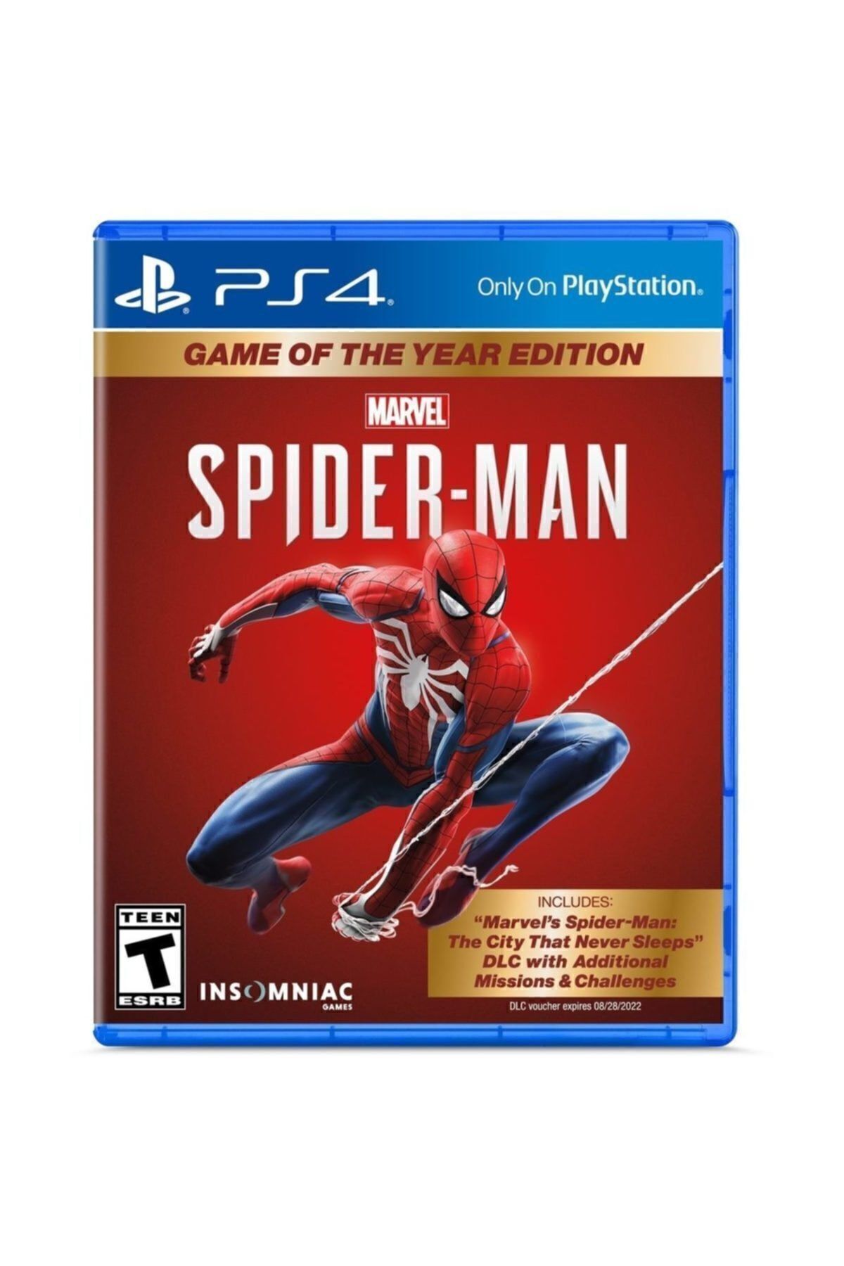 Marvel Spiderman Game Of The Year Edition Ps4 Oyun