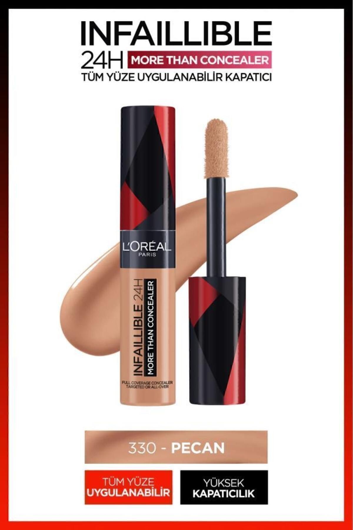 L'Oréal Paris Infaillible 24H Tüm Yüze Uygulanabilir Kapatıcı - 330 Pecan