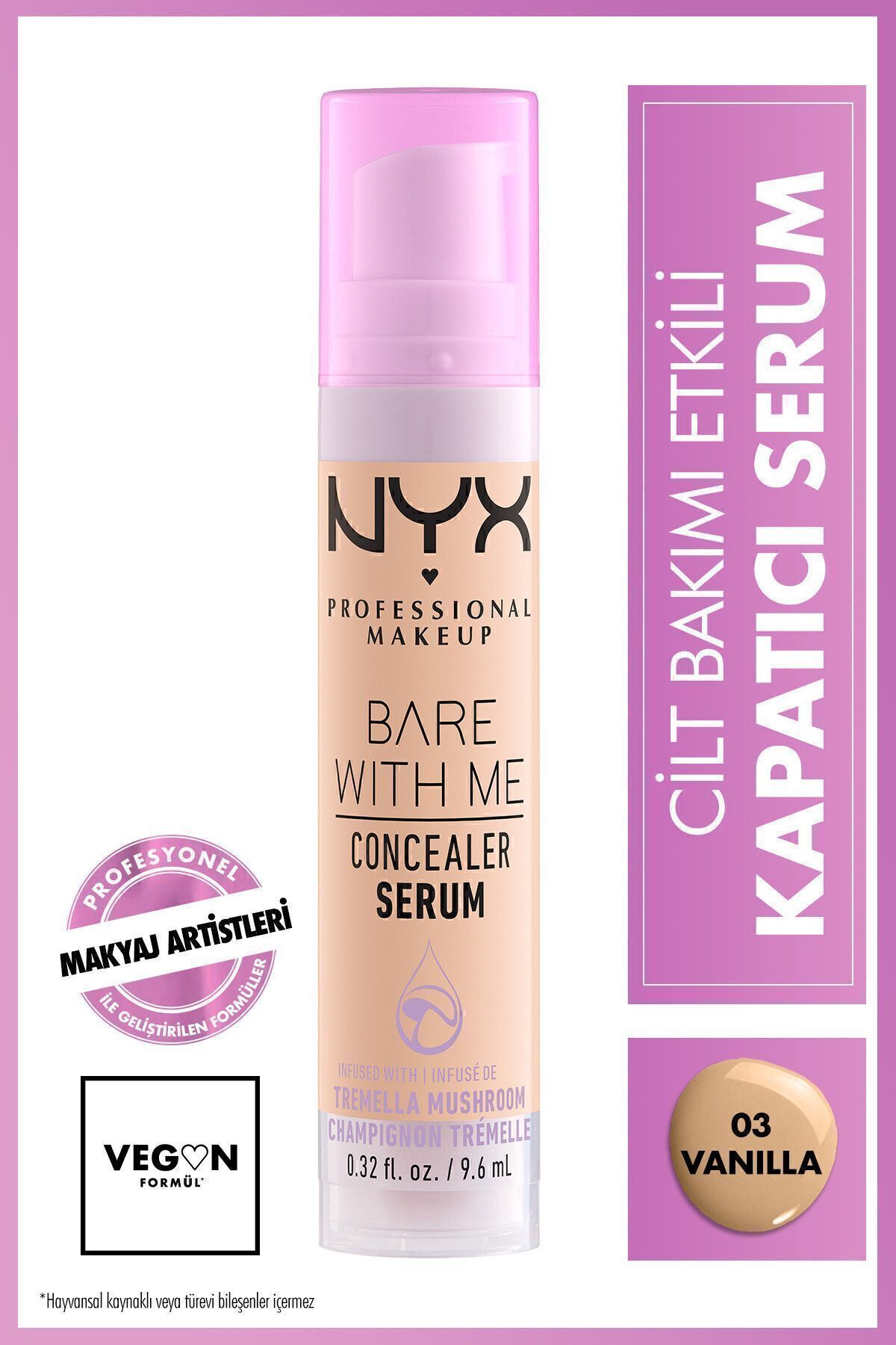 Bare With Me Kapatıcı Serum 03 Vanilla Concealer