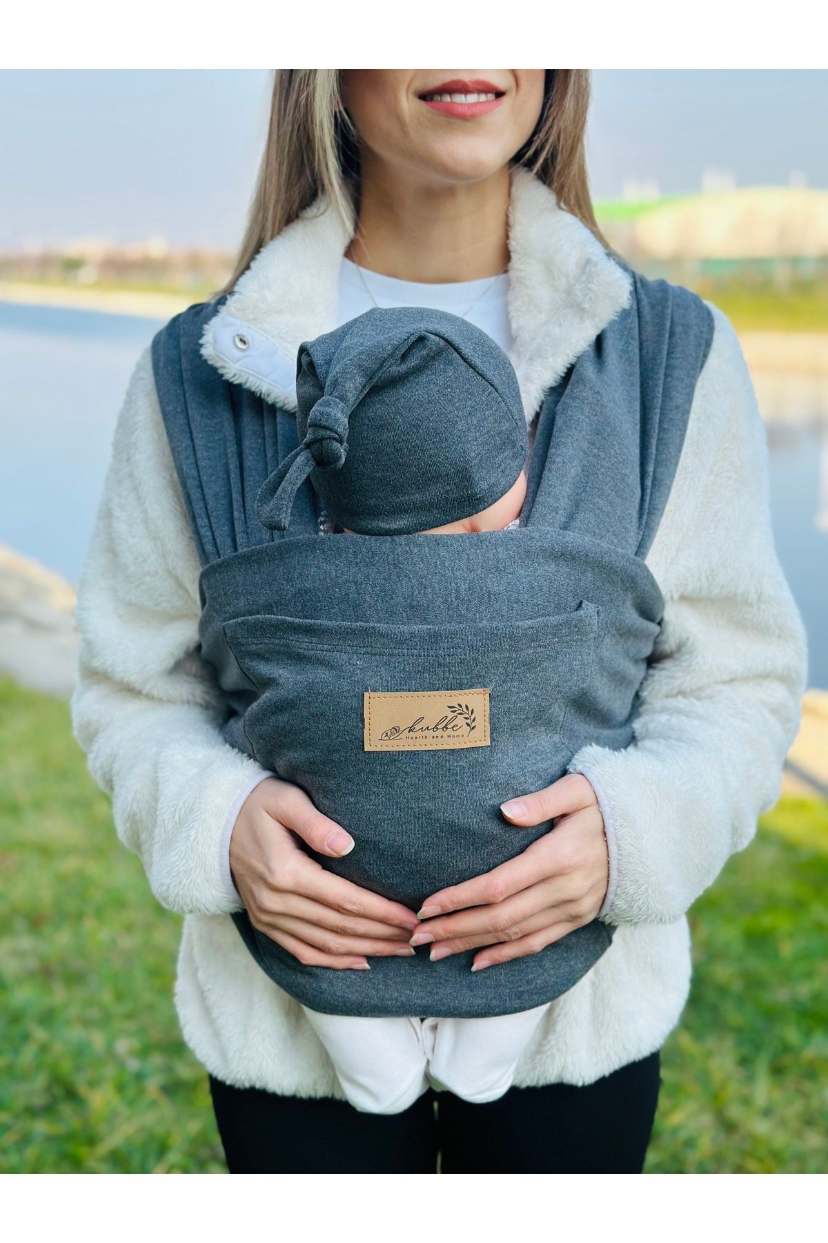 Anakucağı Cepli Bebek Taşıma Şalı, Bebek Askısı Sling