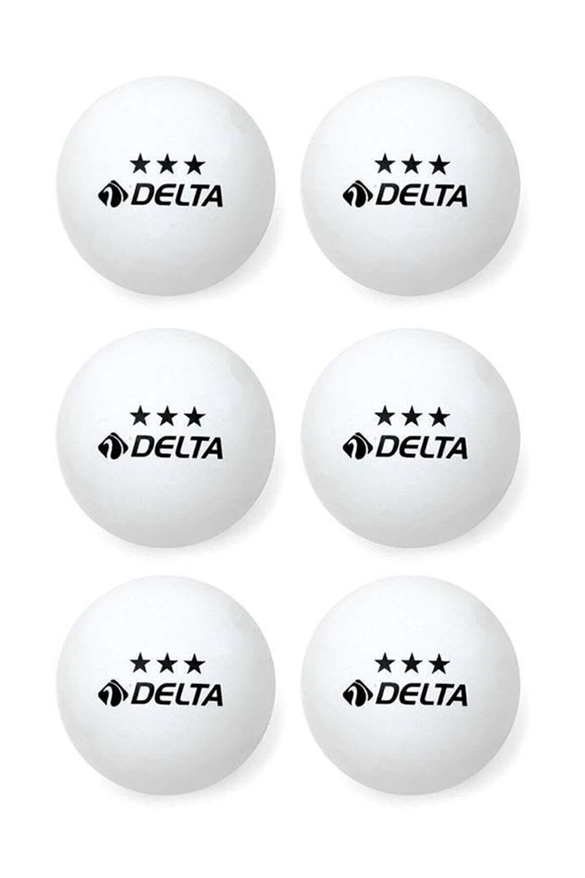 6 Adet Beyaz Masa Tenisi Topu ( Pinpon Topu )