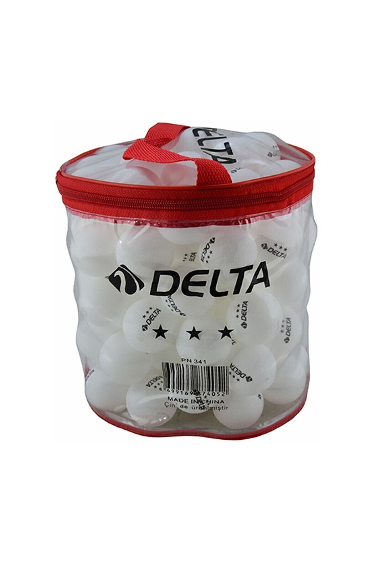 100'lü 100 Adet Çantalı Masa Tenisi Pinpon Topu Beyaz