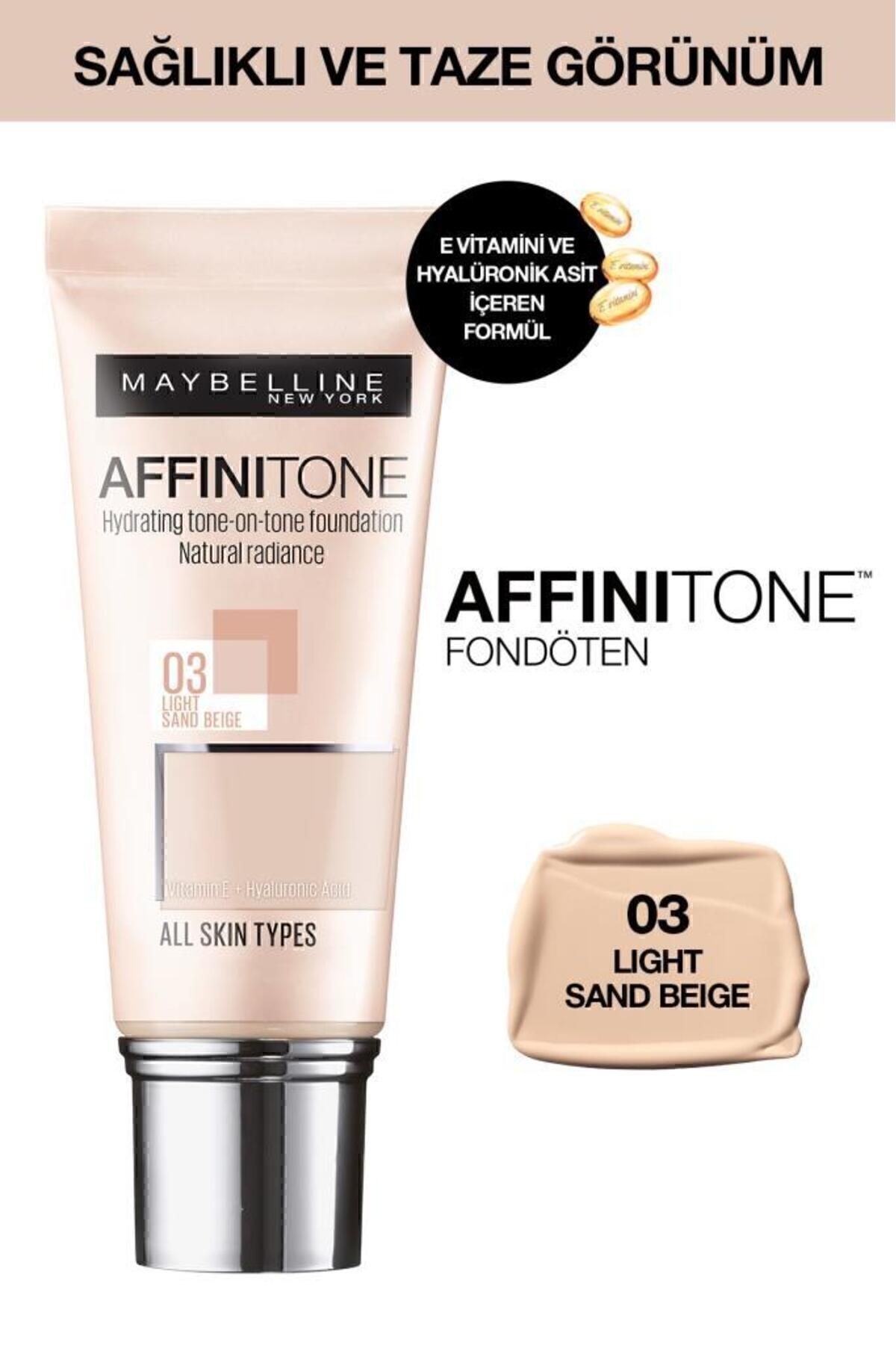 Nemlendirme Etkili Fondöten - Affinitone Foundation No: 03