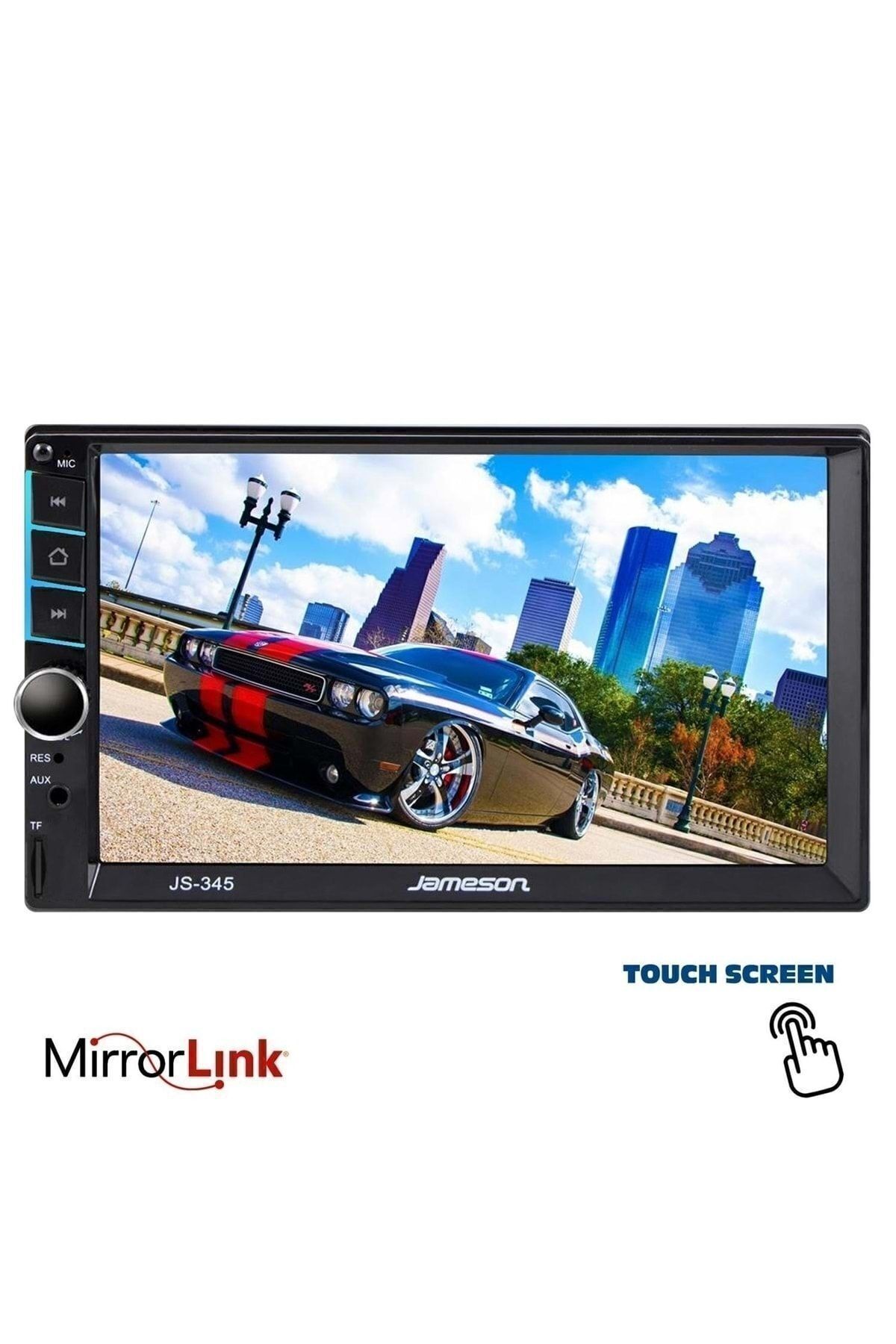 Cpr Sound Double Teyp 7" 4x60w Uyumlu Mirrorlink Bt/usb/sd/fm/aux Kameralı Js-345