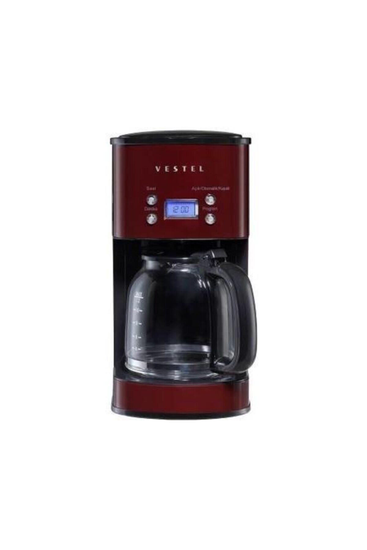 Retro Bordo Filtre Kahve Makinası 1000w 12 Fincan Kapasite