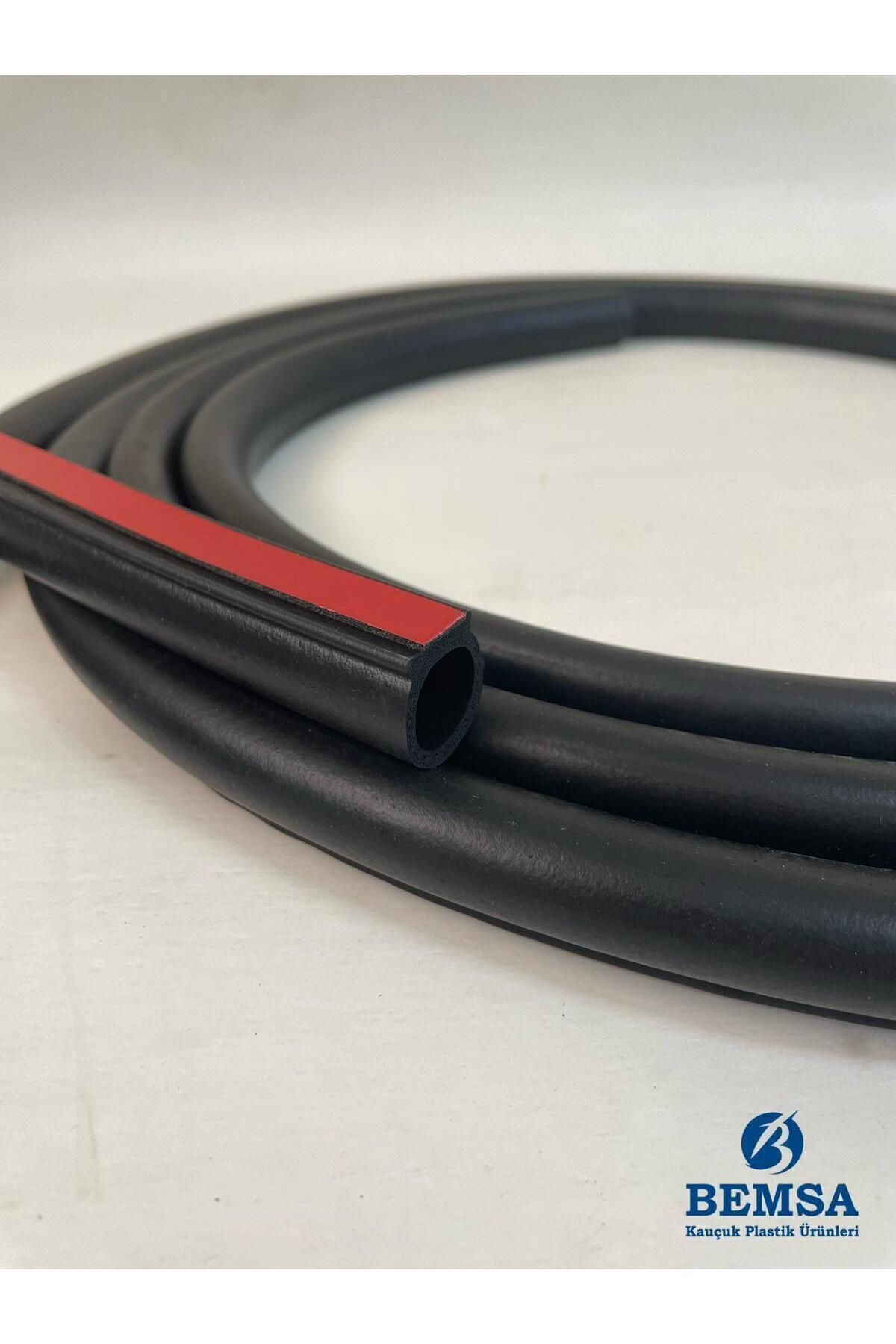 Bantlı Kapı Fitili ( Çap-18 Mm )- Bantlı Sünger - D Tipi Fitil ( 1 Adet 1 Metre )