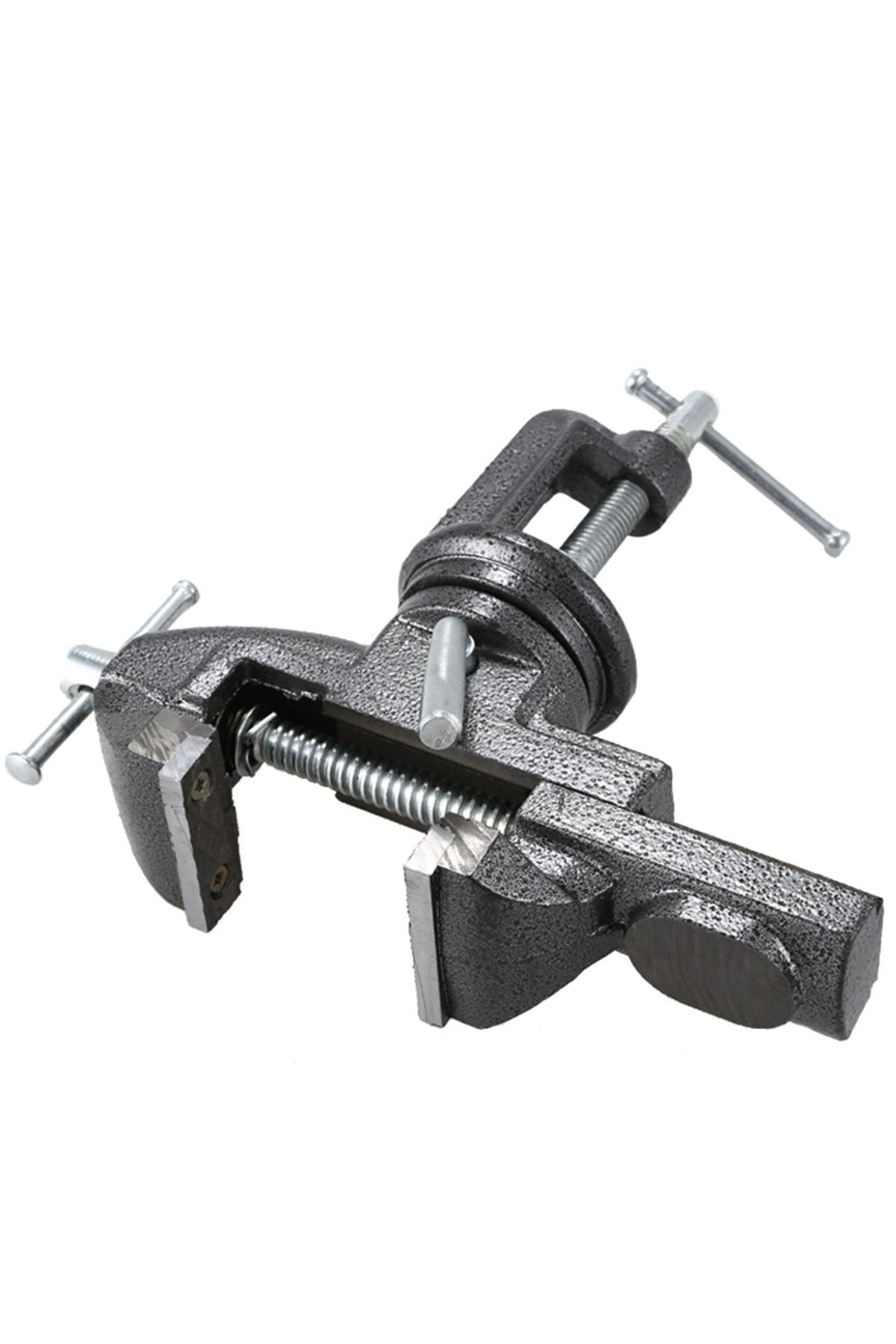 60Mm Dövme Çelik 360 Derece Döerli Sabit Masa Tezgah Mengenesi 5 Yıl Garanti Alaşımlı Dövme Çelik