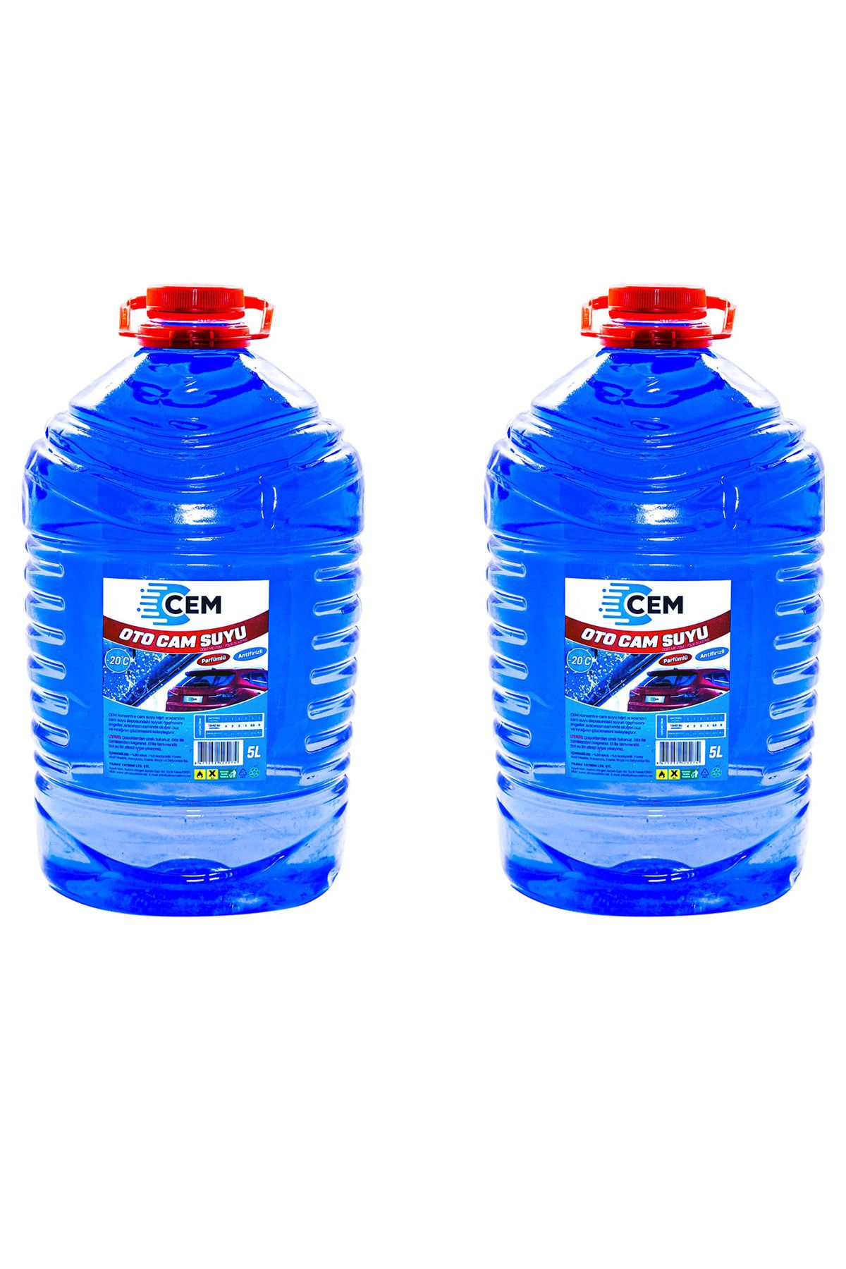 Cem Car Care Cam Suyu 5 Lt Antifriz Içerikli -20 2'li Avantaj Paket