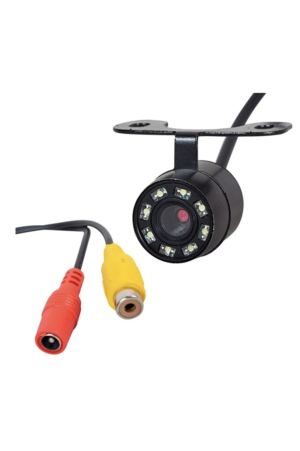 Araba Geri Görüş Kamerası 8 Ir Ledli Gece Görüşlü Çift Aparatlı Mesafe Çizgili