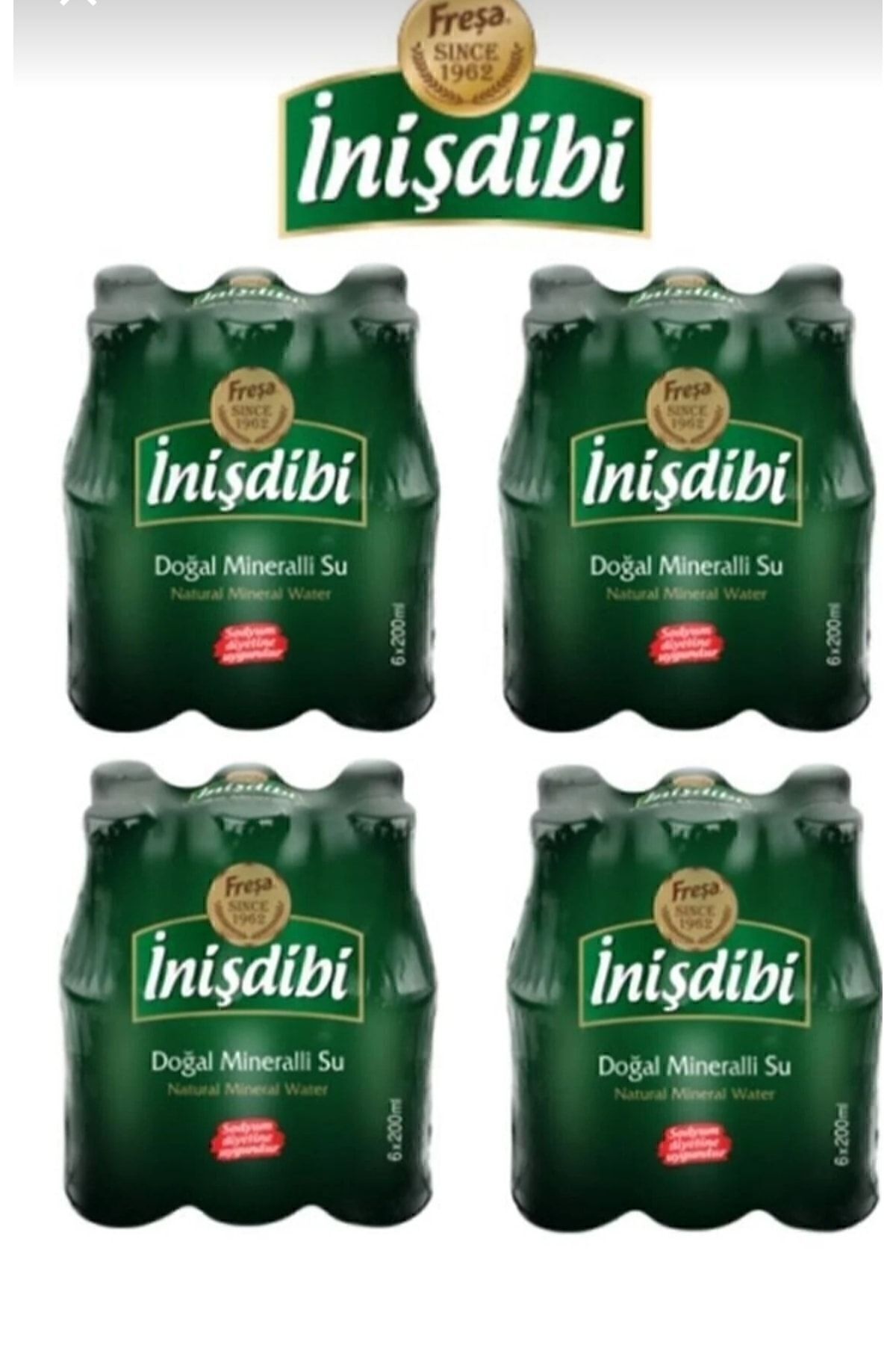 Inisdibi Doğal Maden Suyu 200 ml 24'lü