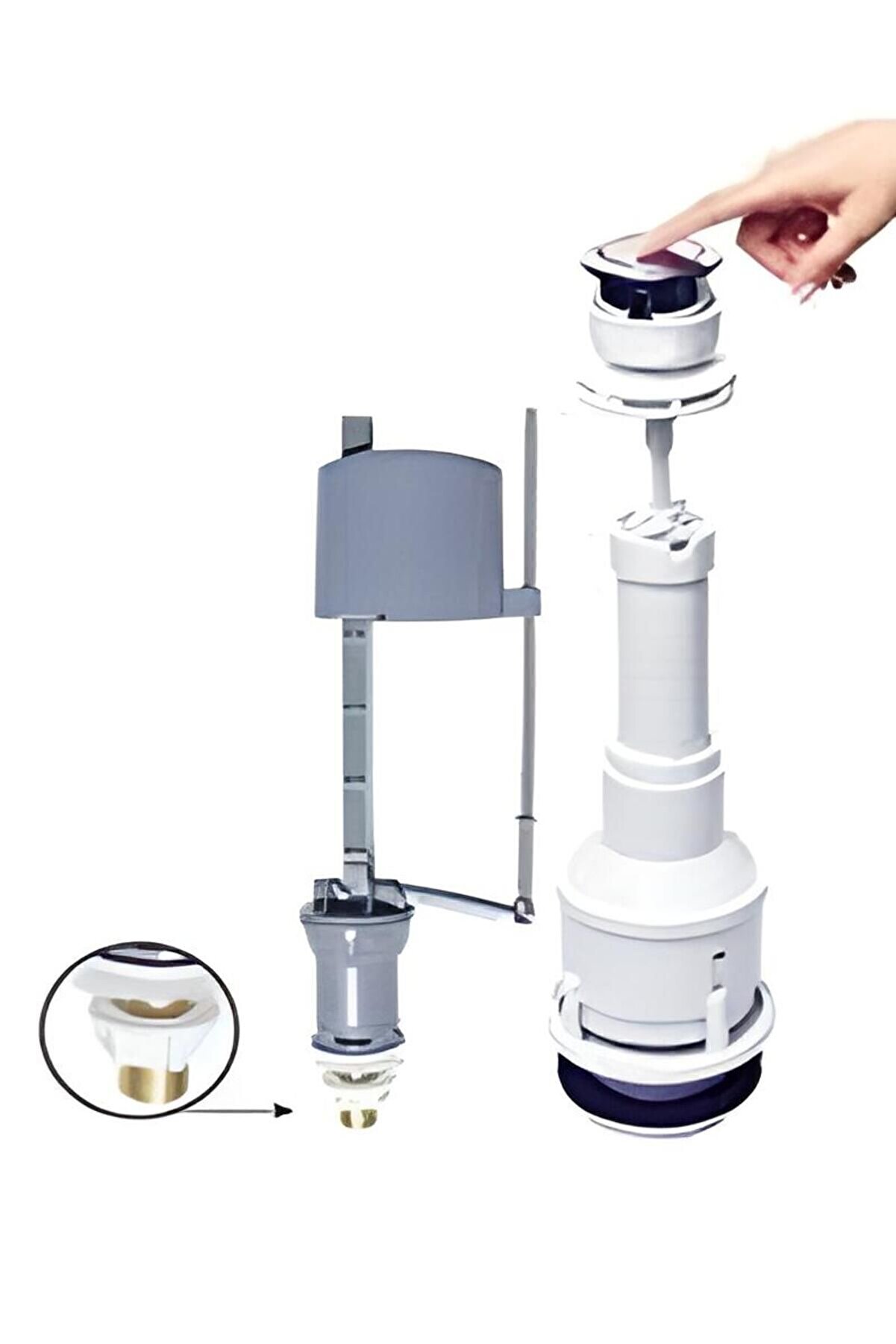 Rezervuar Basmalı Iç Takım Klozet Sifon Iç Takımı