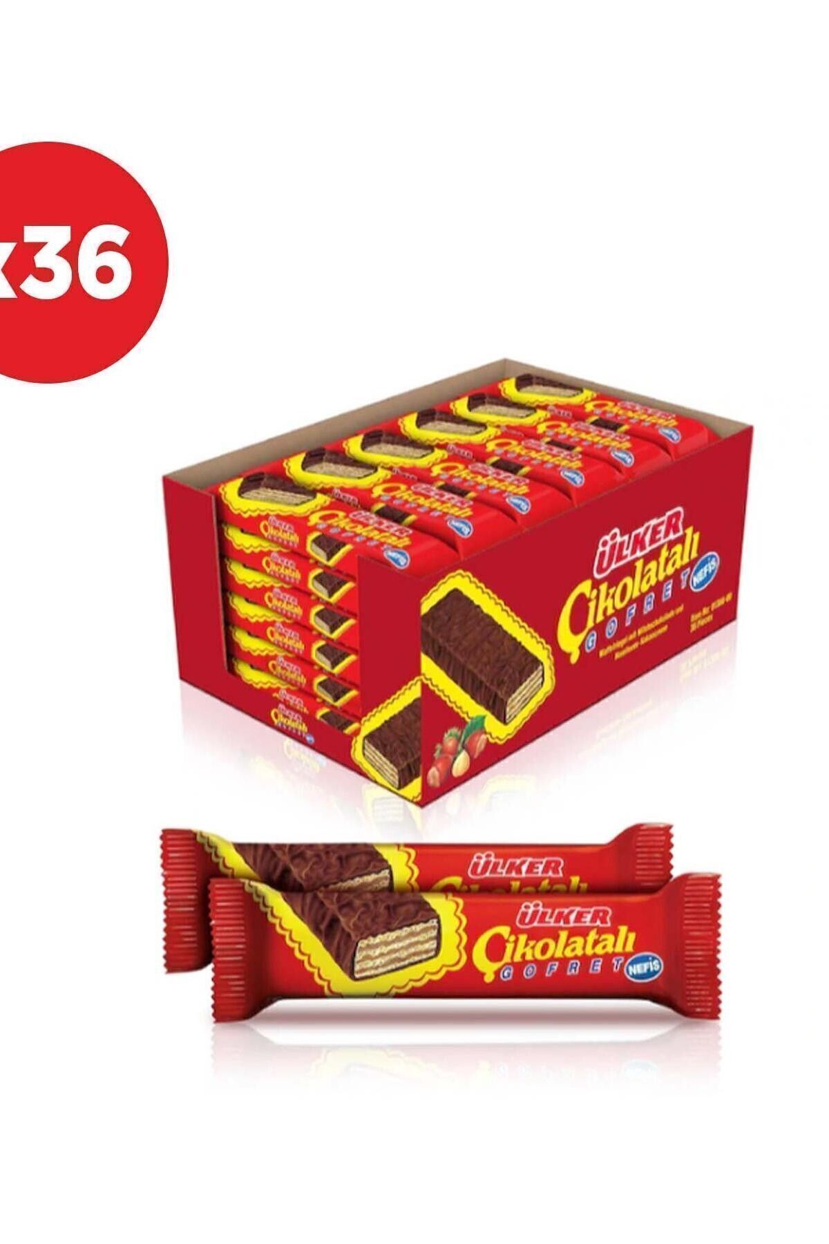 Çikolatalı Gofret 36 G 36'lı