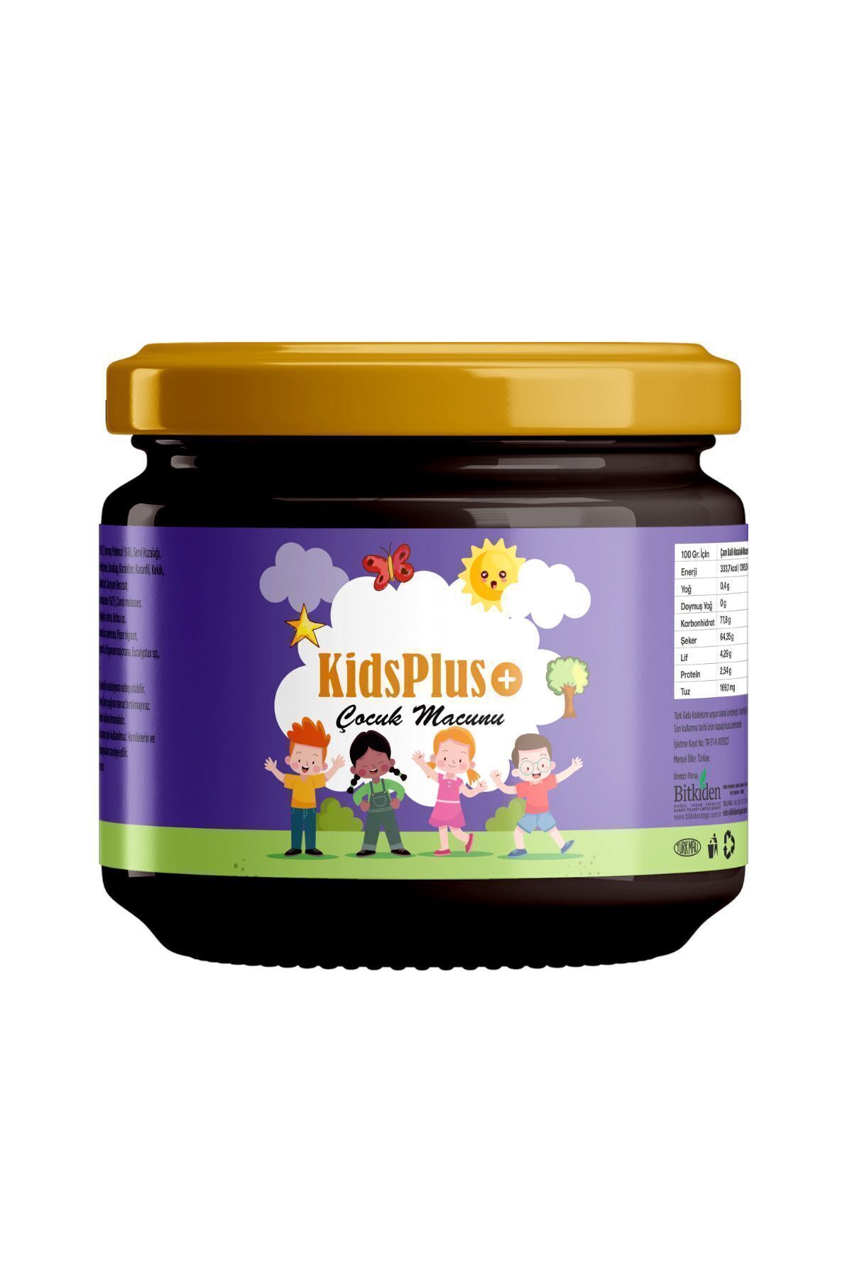 Bal , Polen , Arı Sütü , Hurma Pekmezi, Kids Plus Kakaolu Çocuk Macunu 350 gram Kids Macun