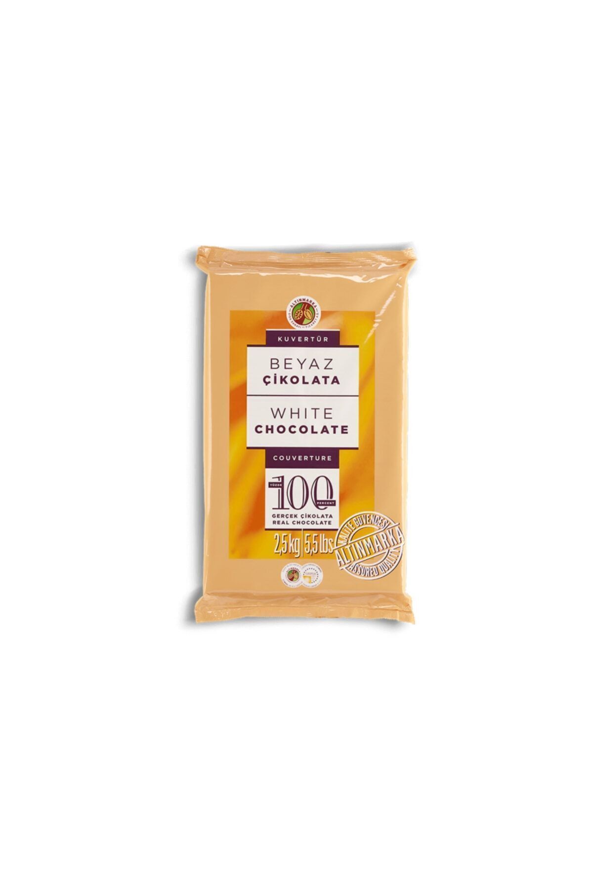 Beyaz Fil Dişi Kuvertür Çikolata 2,5 kg