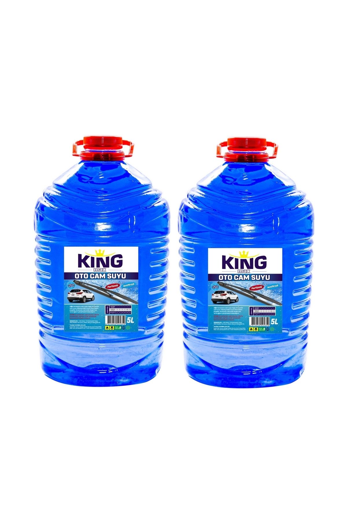 Max Cam Suyu 5 Lt Antifriz Içerikli -20 Derece 2'li Avantaj Paket