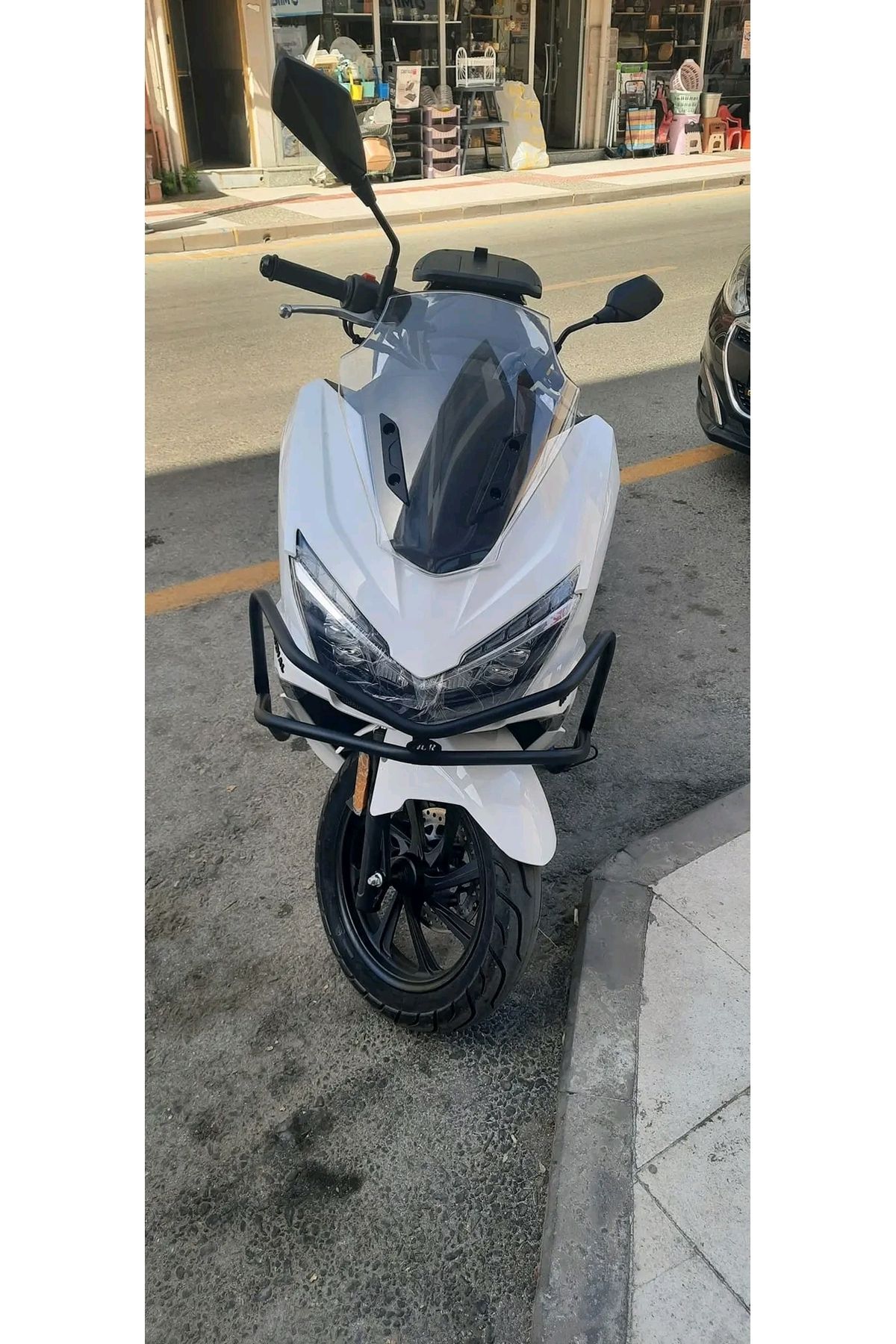 Motohat Motosiklet Mondial Strada 125 Uyumlu Koruma Demiri ( Vida Seti Dahil)